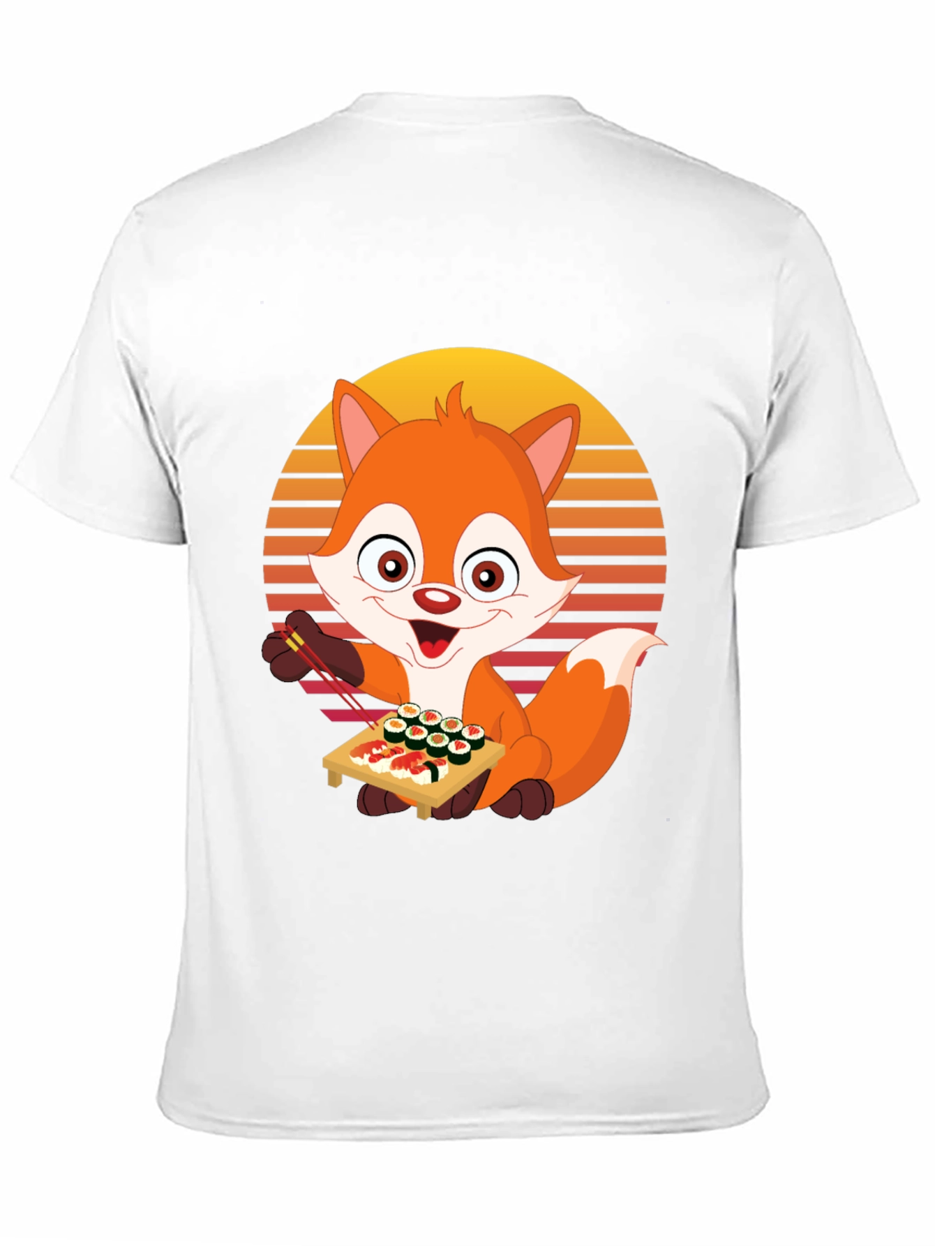 Fox Sushi Lover Graphic Tee