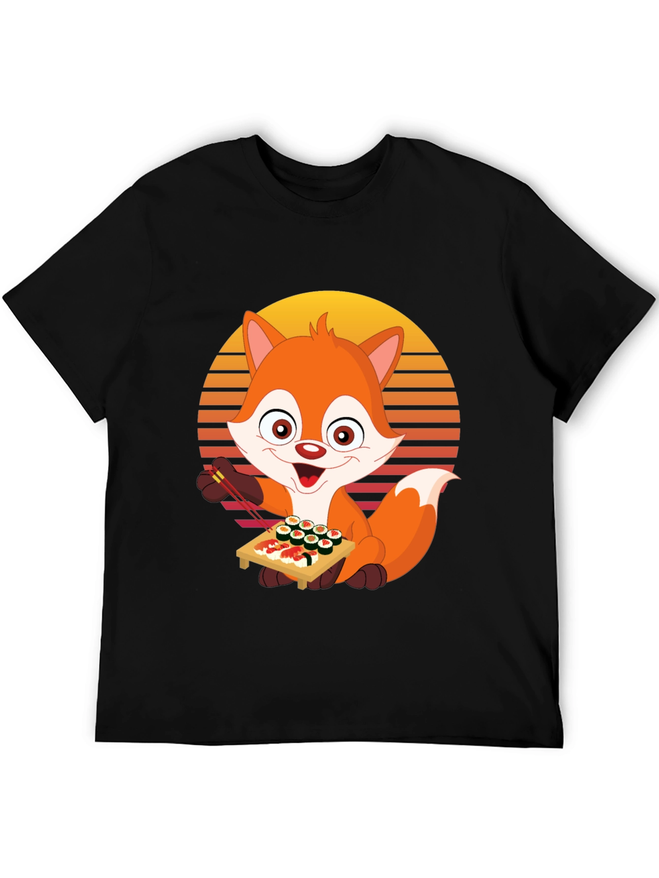 Fox Sushi Lover Graphic Tee
