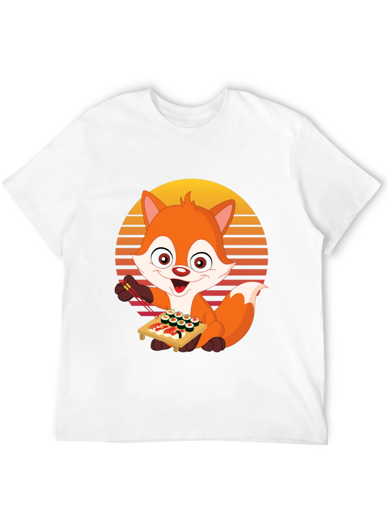 Fox Sushi Lover Graphic Tee