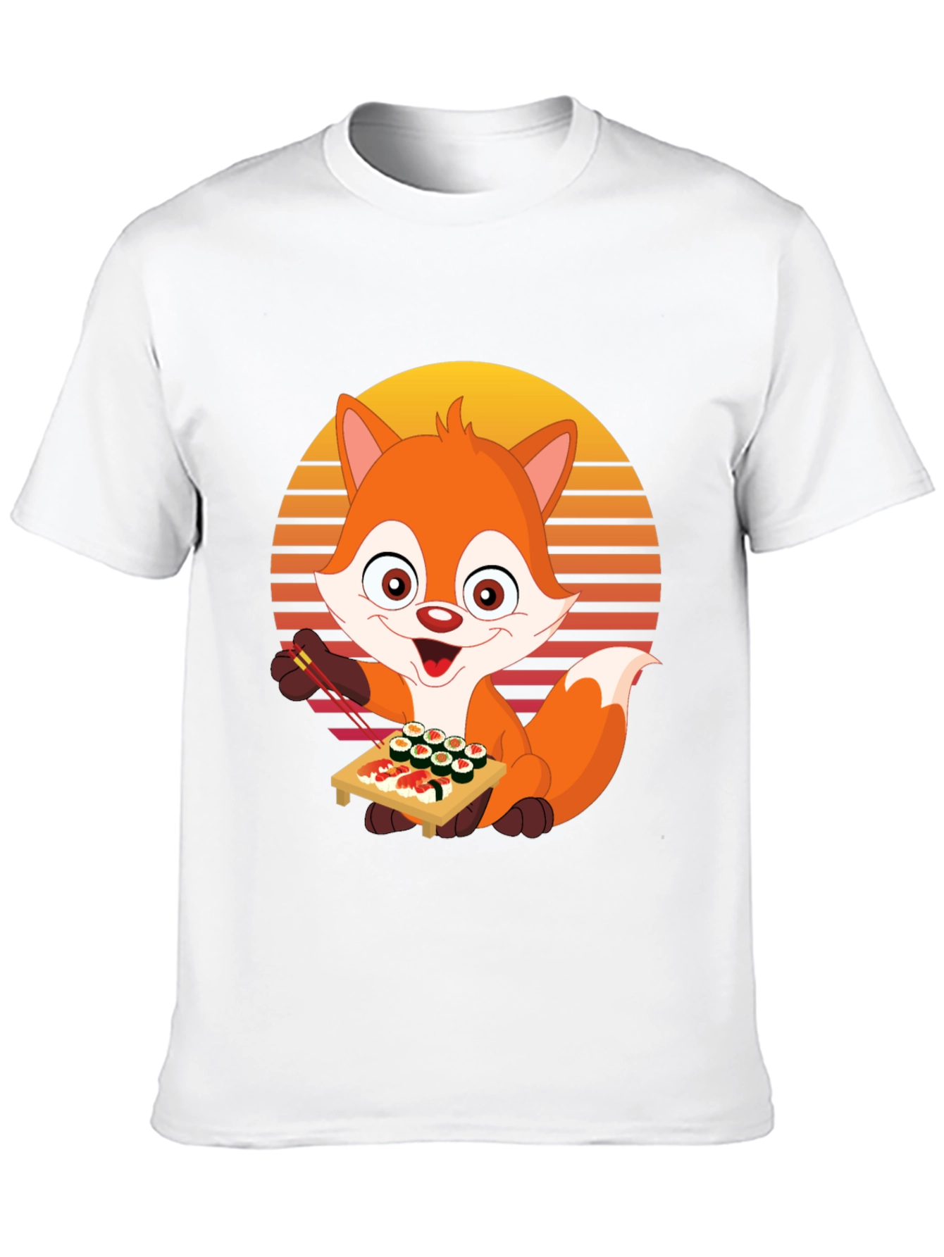 Fox Sushi Lover Graphic Tee
