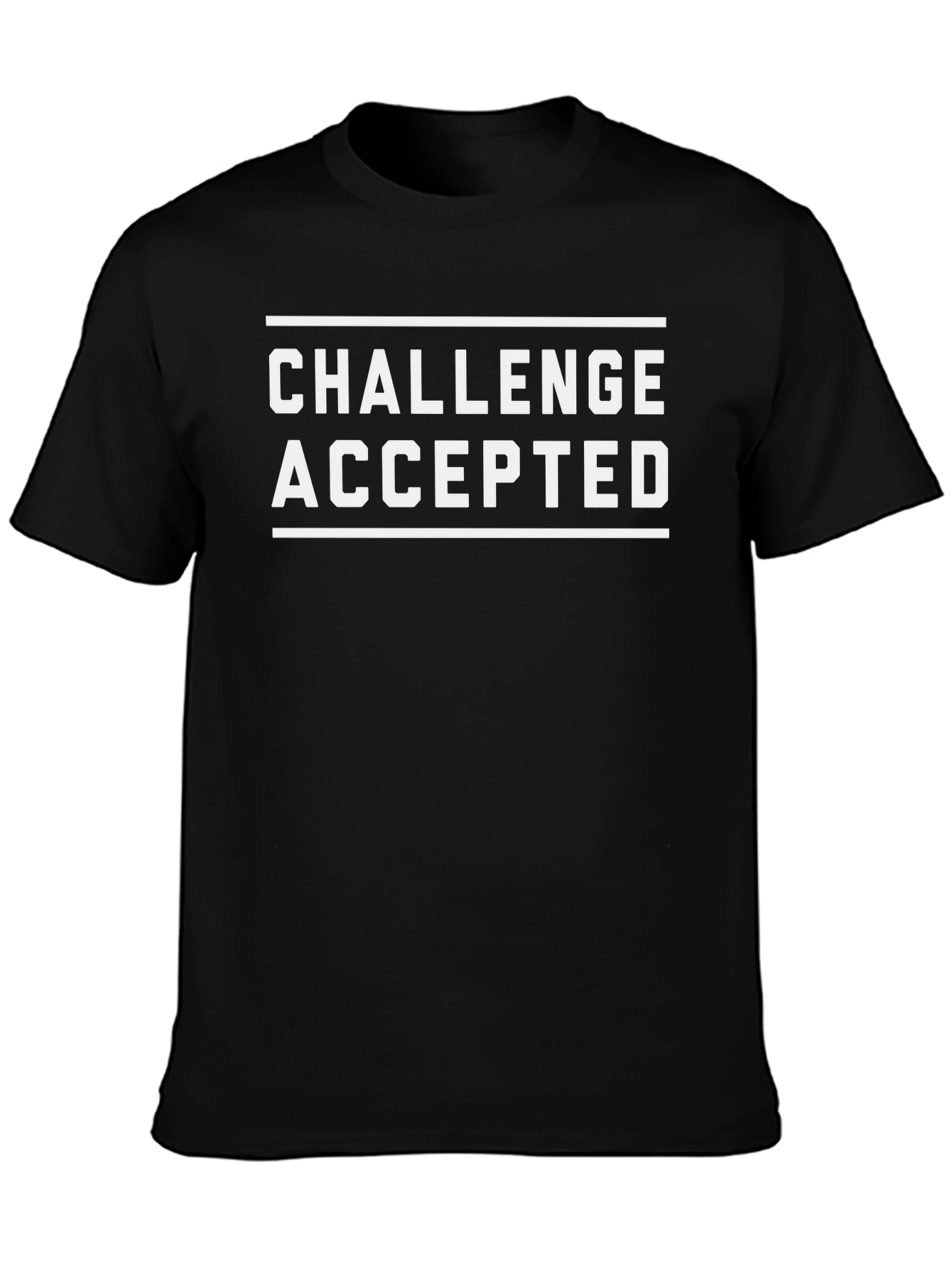Challenge Accepted Graphic Tee - Bold Statement Shirt