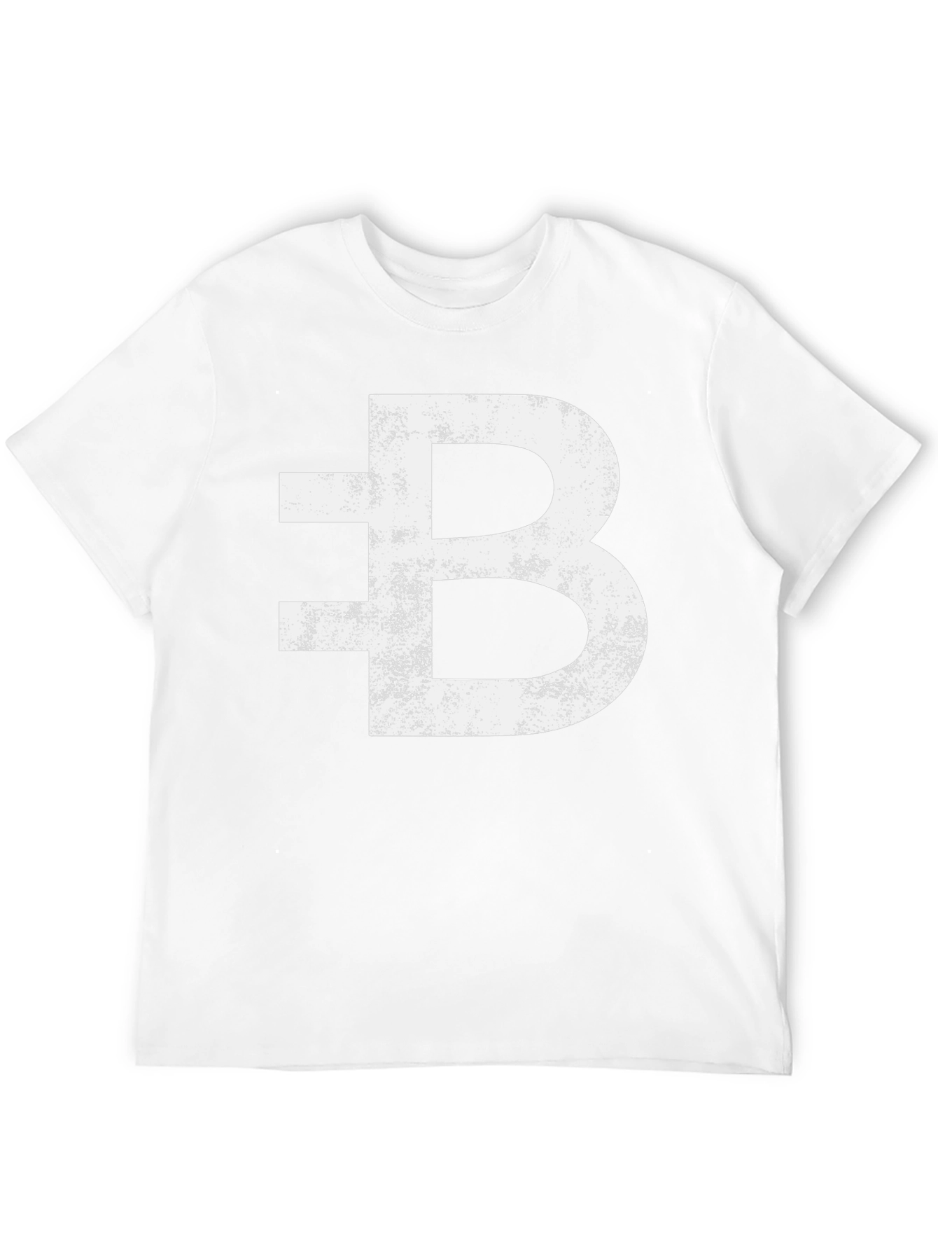 Bitcoin Distressed Logo Black T-Shirt