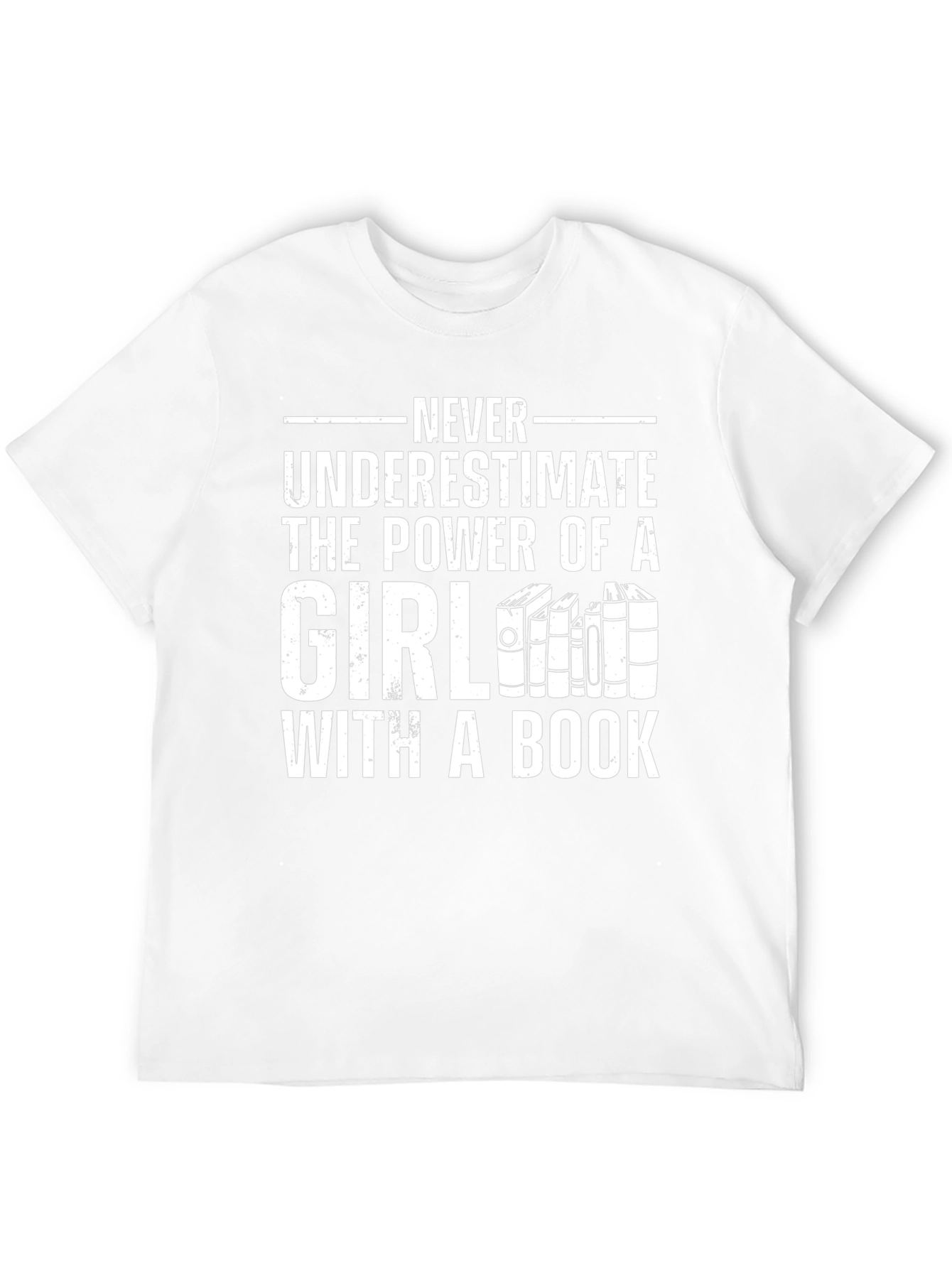 Girl With a Book T-Shirt: Power of Reading