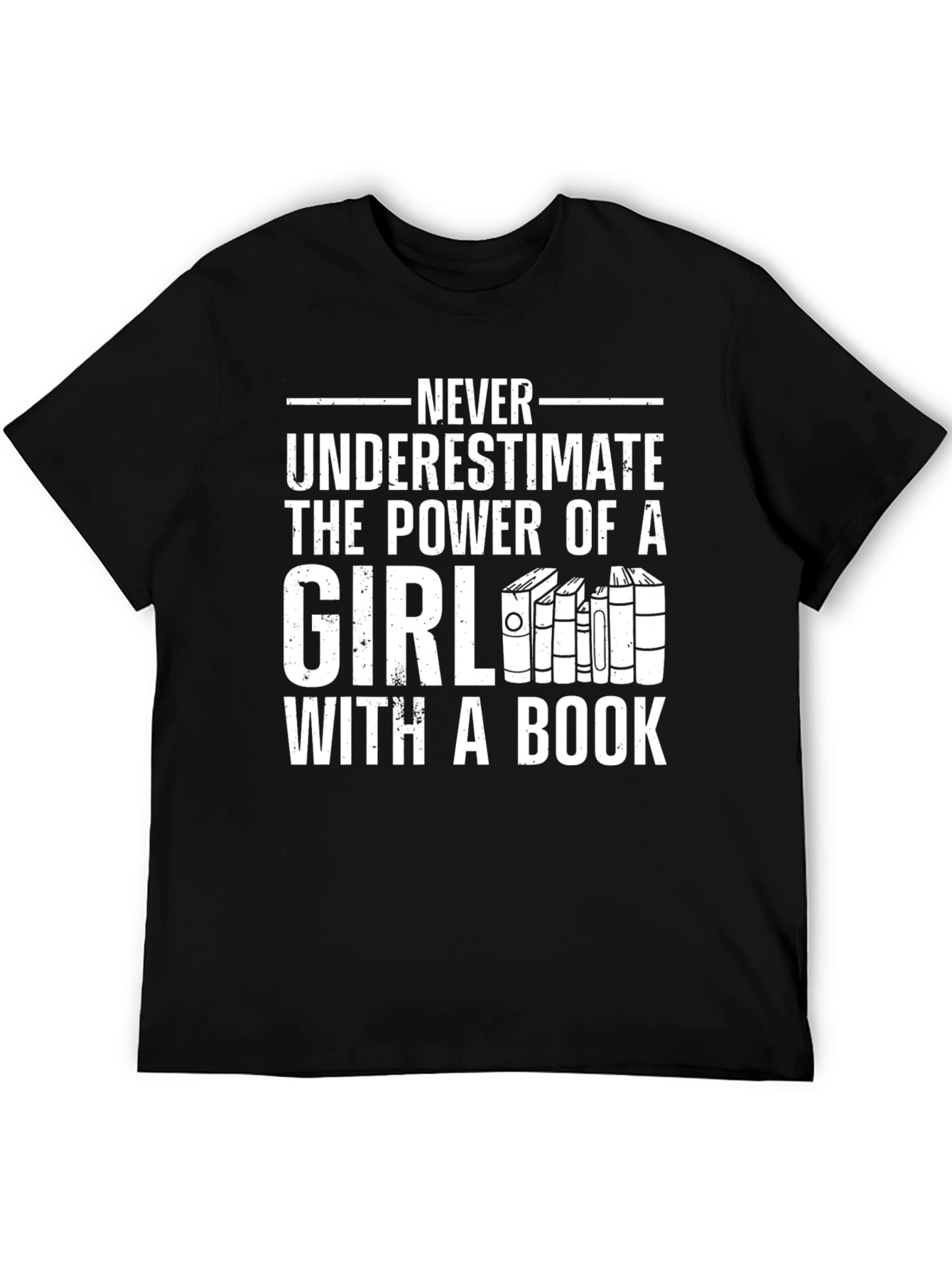 Girl With a Book T-Shirt: Power of Reading
