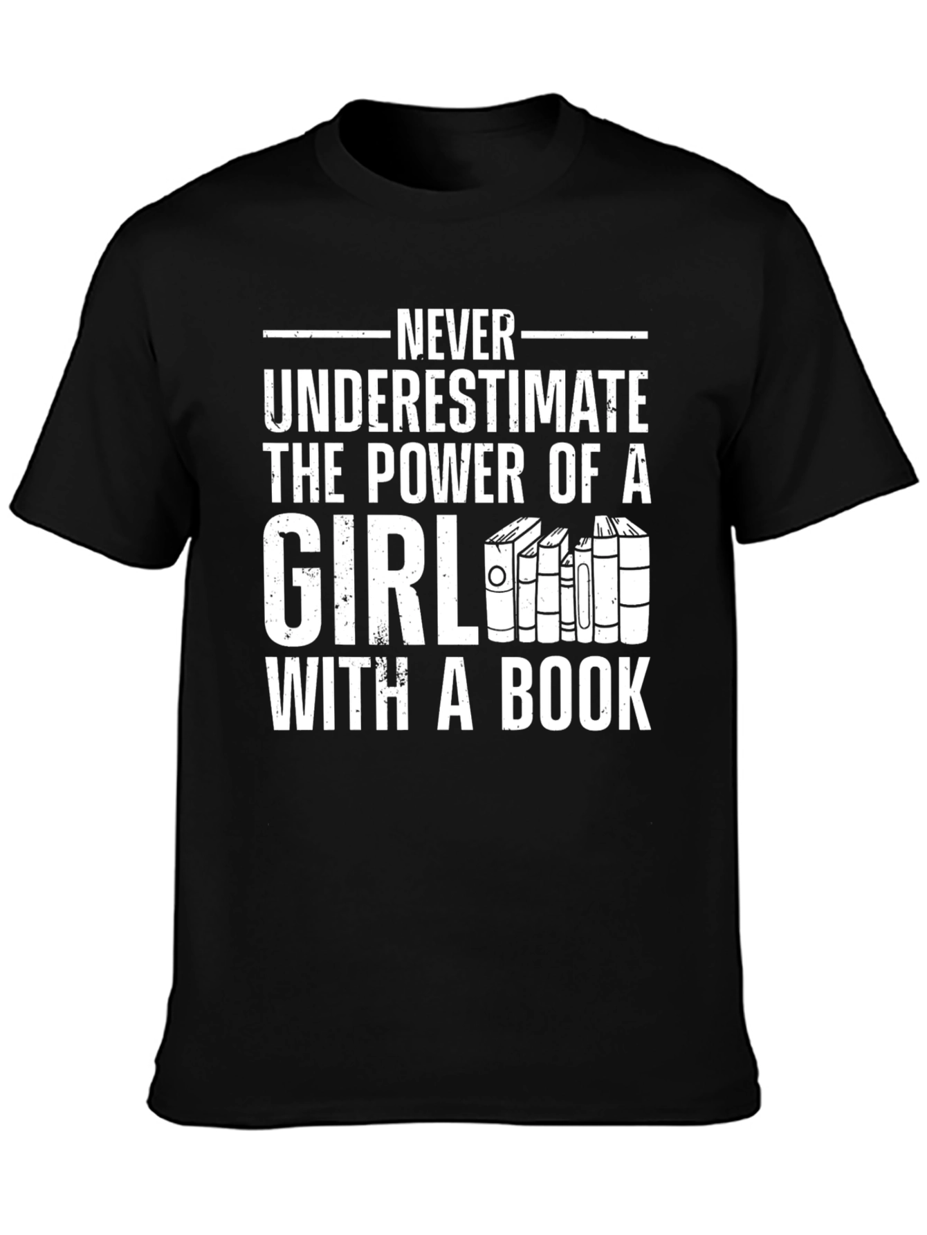 Girl With a Book T-Shirt: Power of Reading