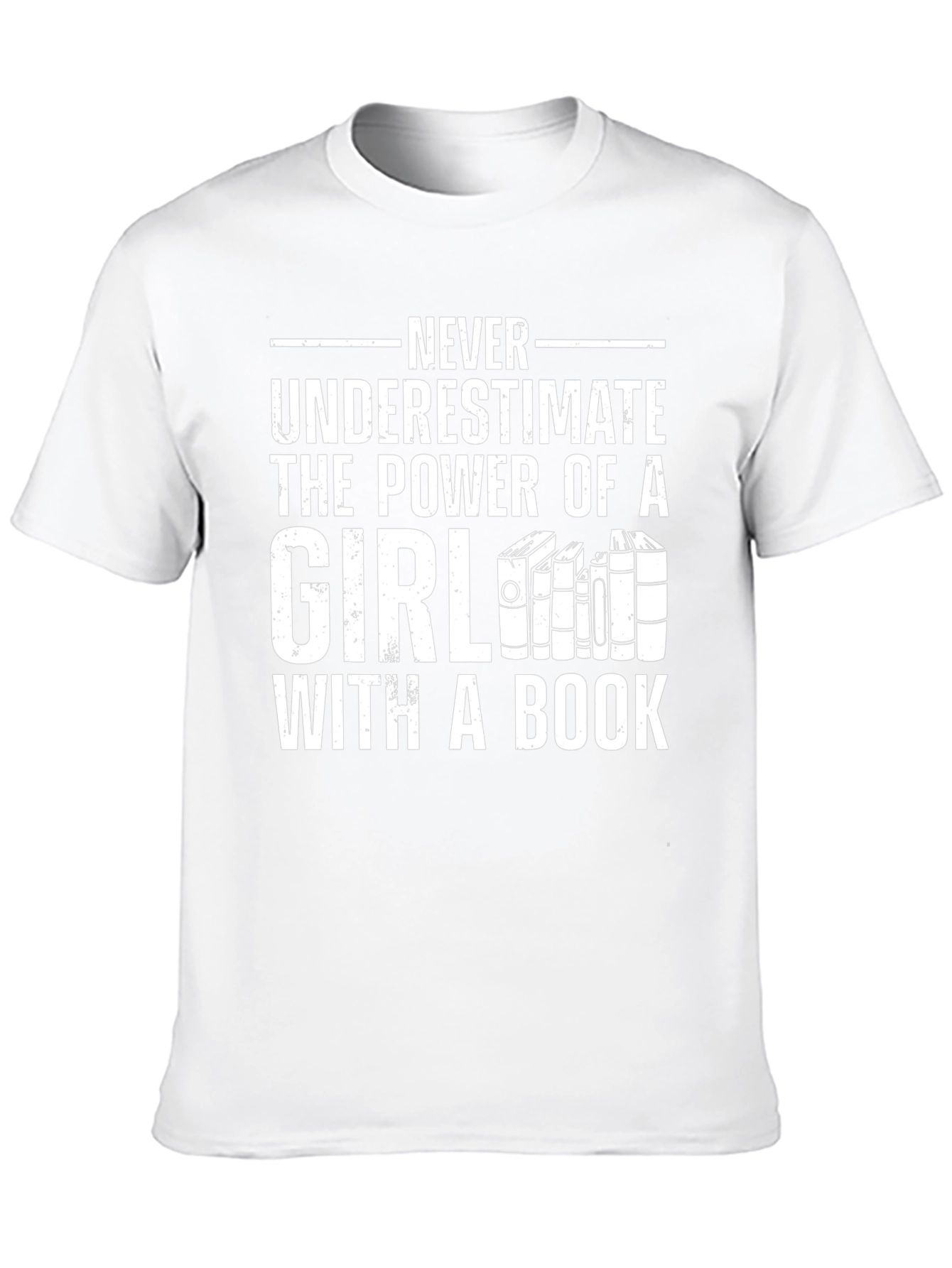 Girl With a Book T-Shirt: Power of Reading