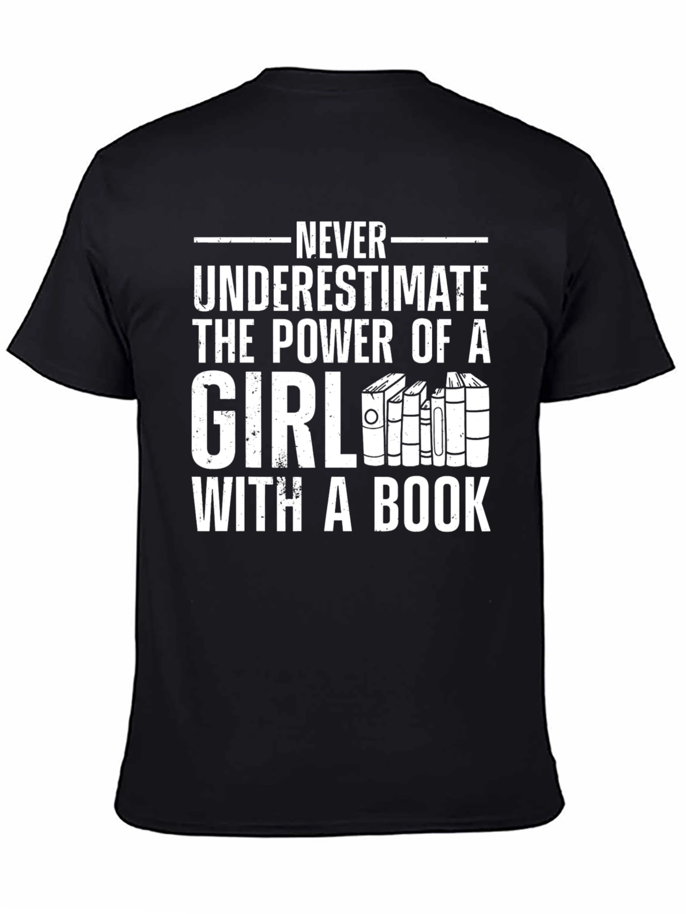 Girl With a Book T-Shirt: Power of Reading