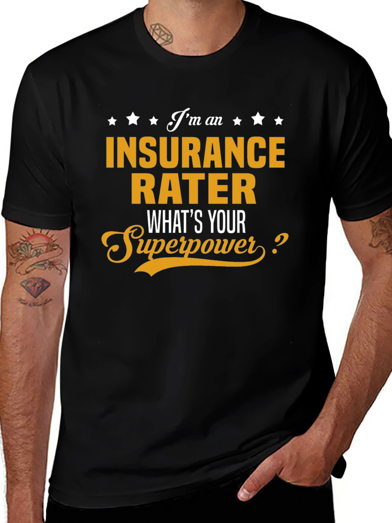 Insurance Rater Superpower T-Shirt