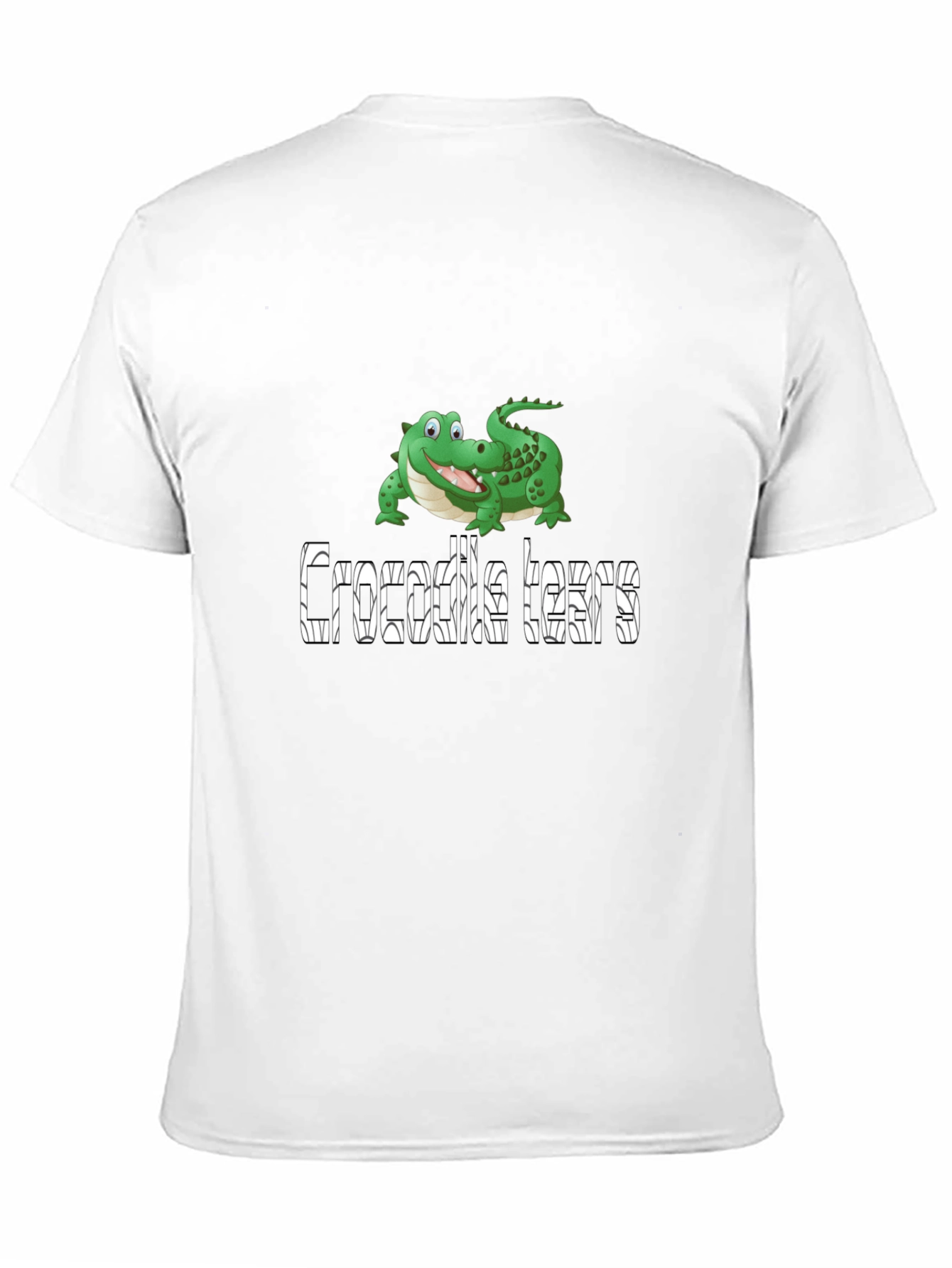 Crocodile Tears Graphic Tee - Funny Animal Humor