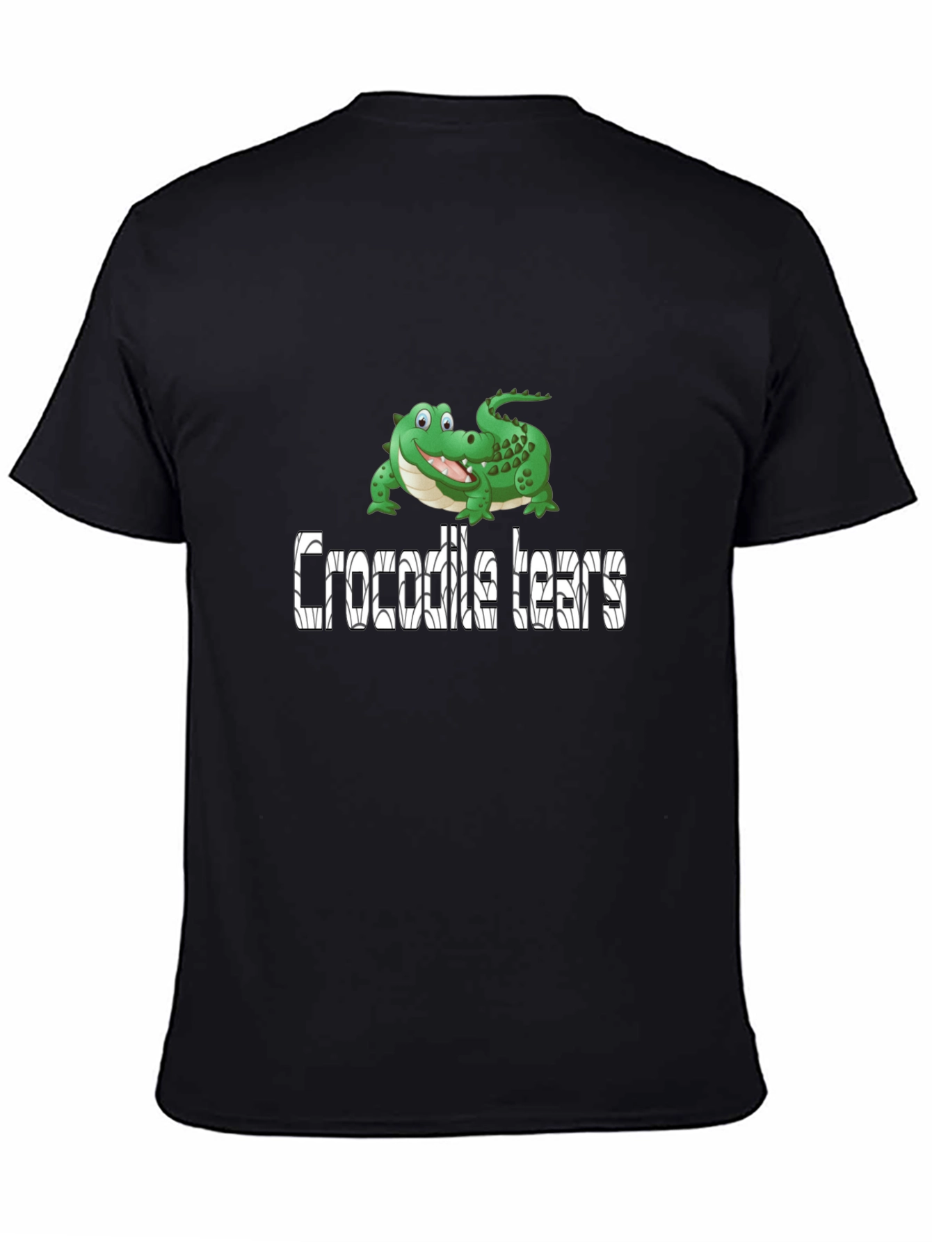 Crocodile Tears Graphic Tee - Funny Animal Humor