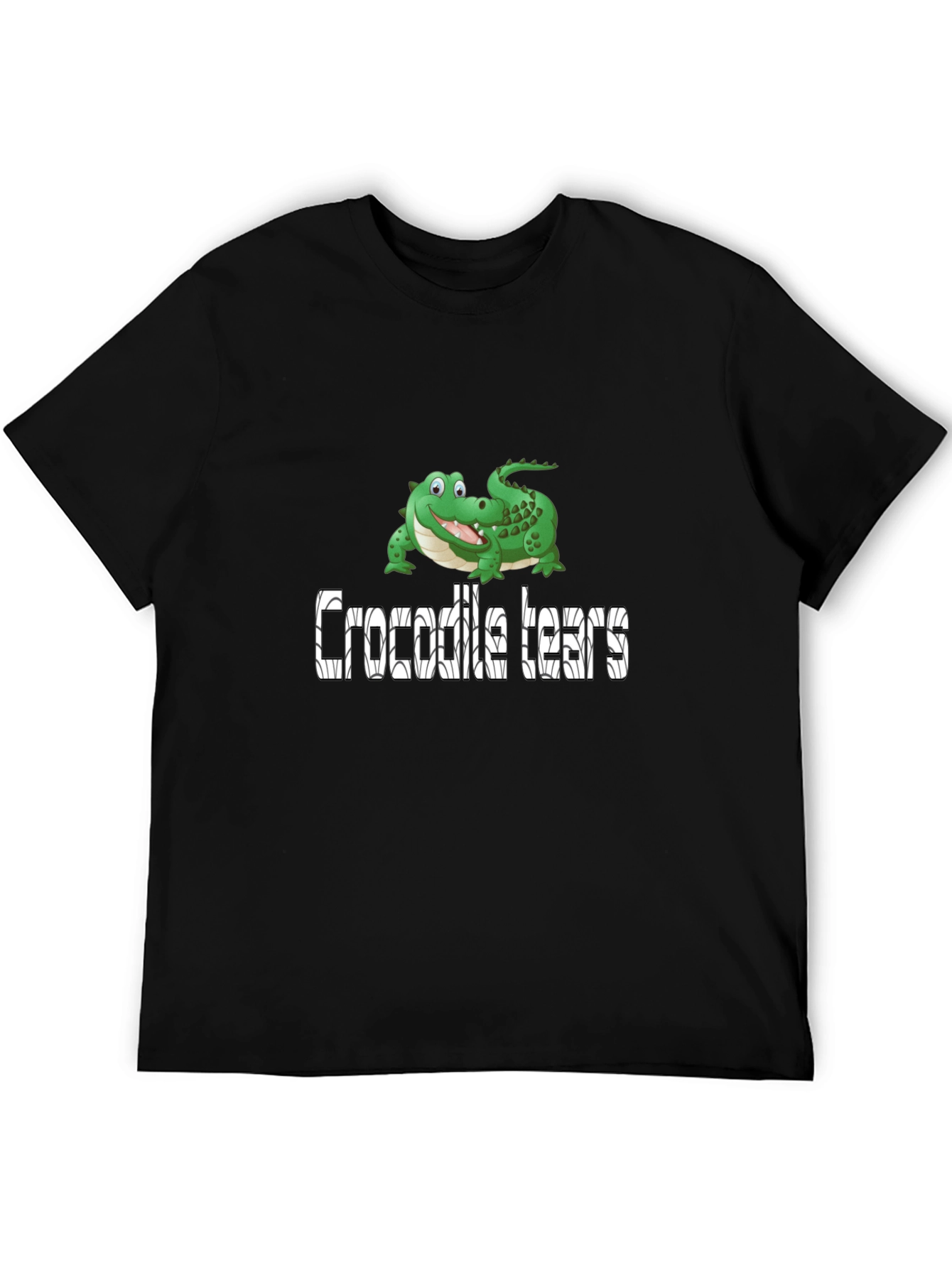 Crocodile Tears Graphic Tee - Funny Animal Humor