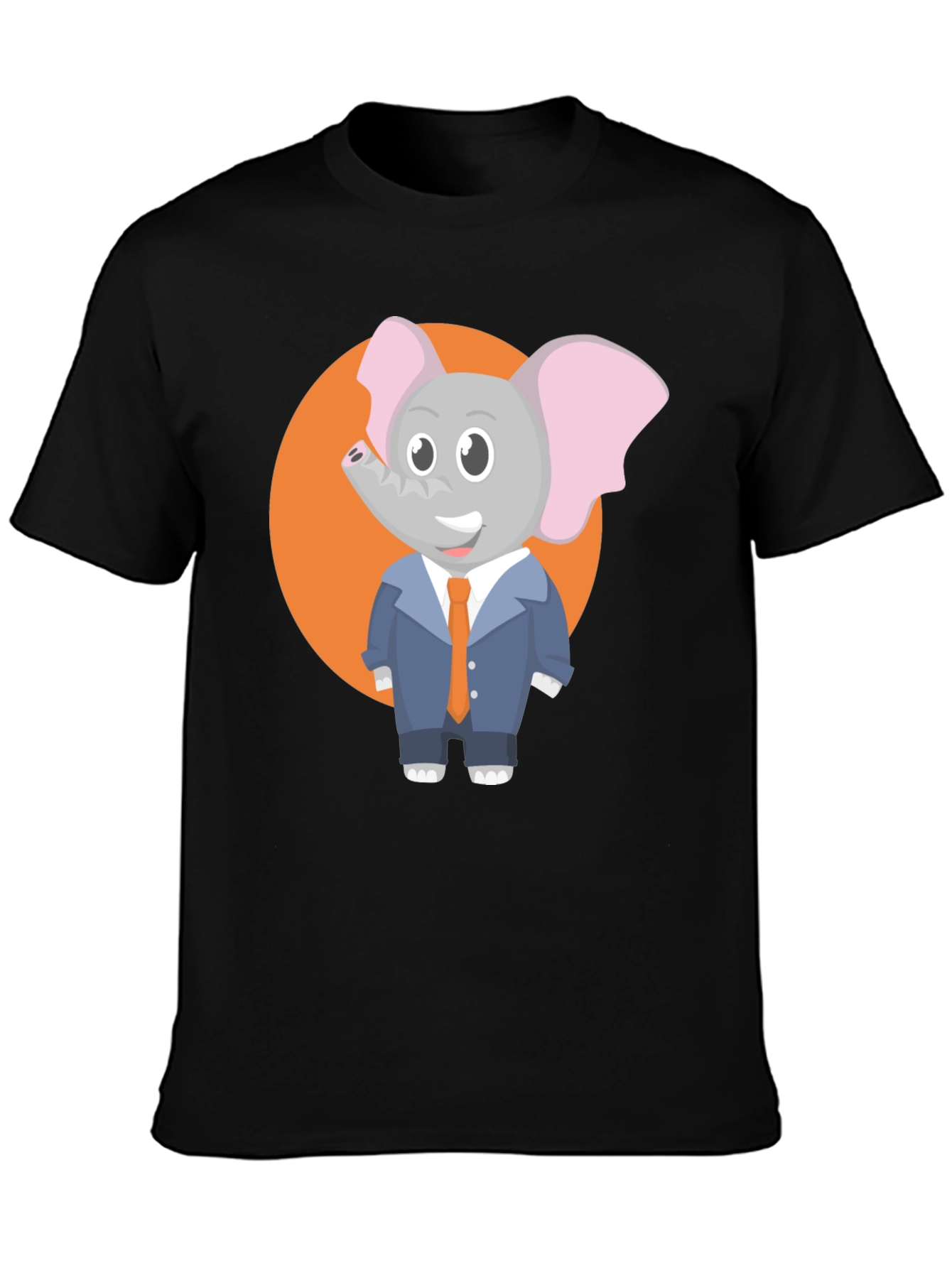 Elephant in Suit T-Shirt - Mens Graphic Tee