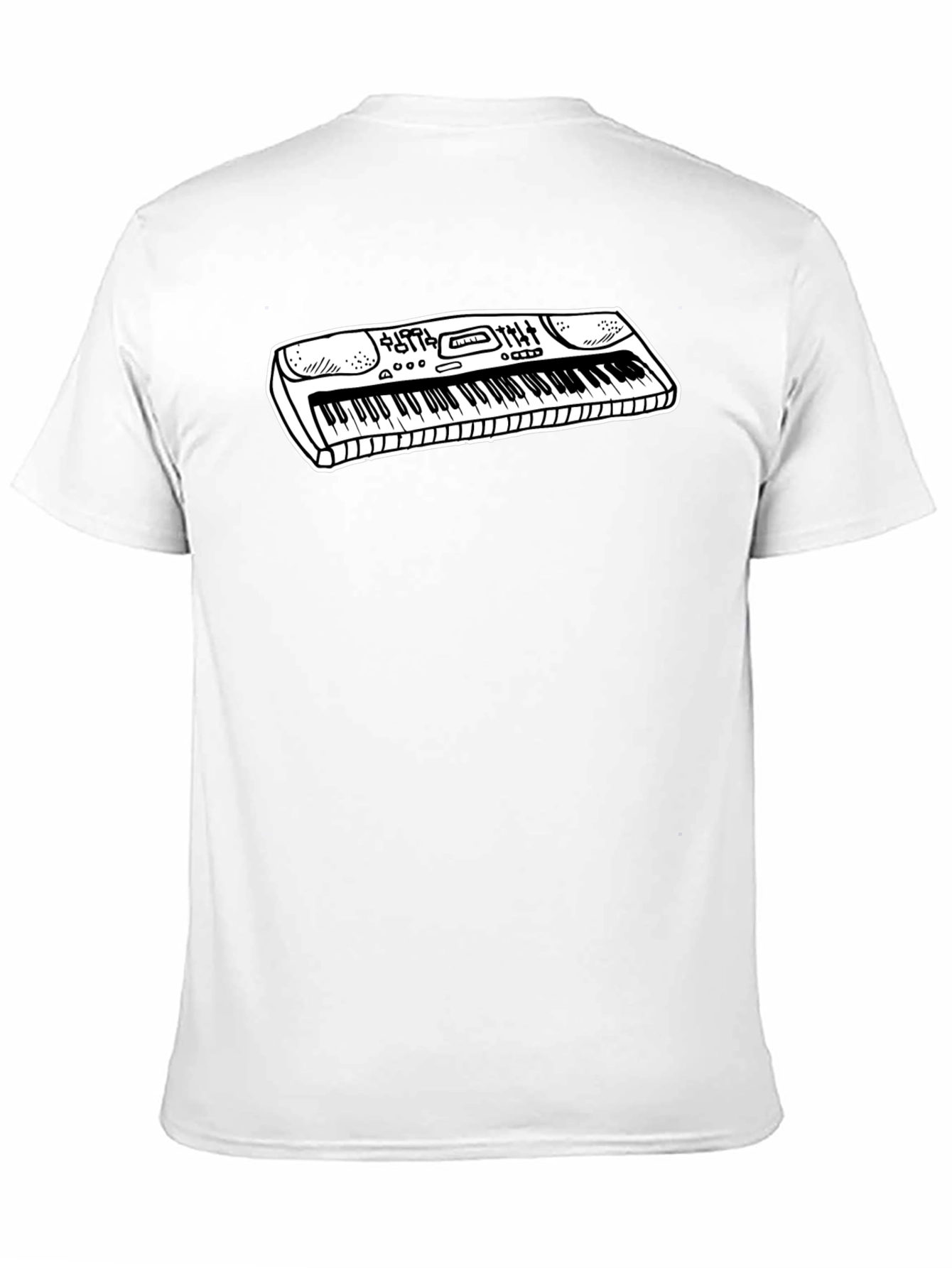 Keyboard Graphic Tee - Music Lover Shirt