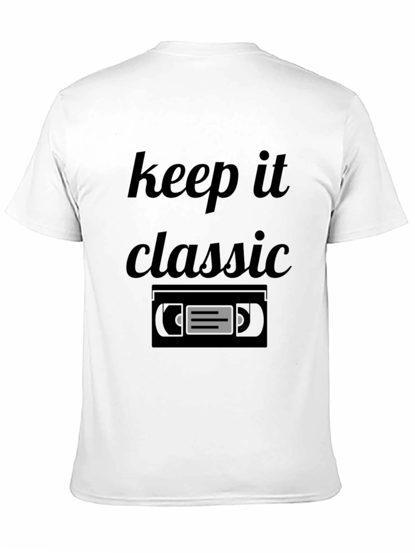 Keep It Classic Retro VHS Tape T-Shirt