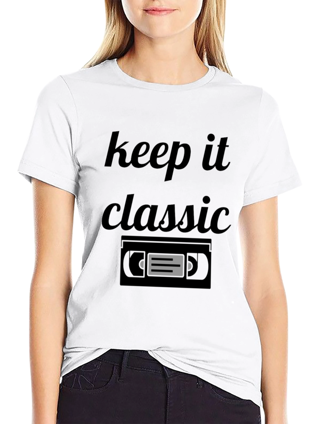 Keep It Classic Retro VHS Tape T-Shirt