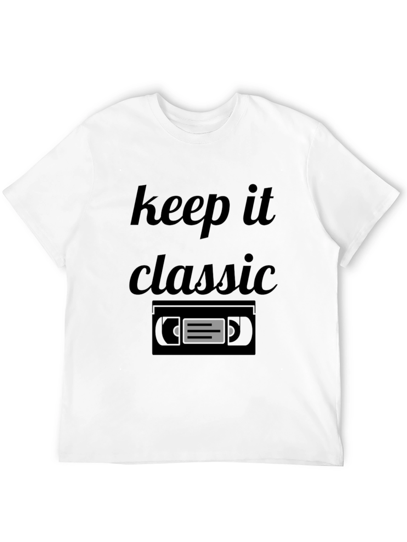Keep It Classic Retro VHS Tape T-Shirt