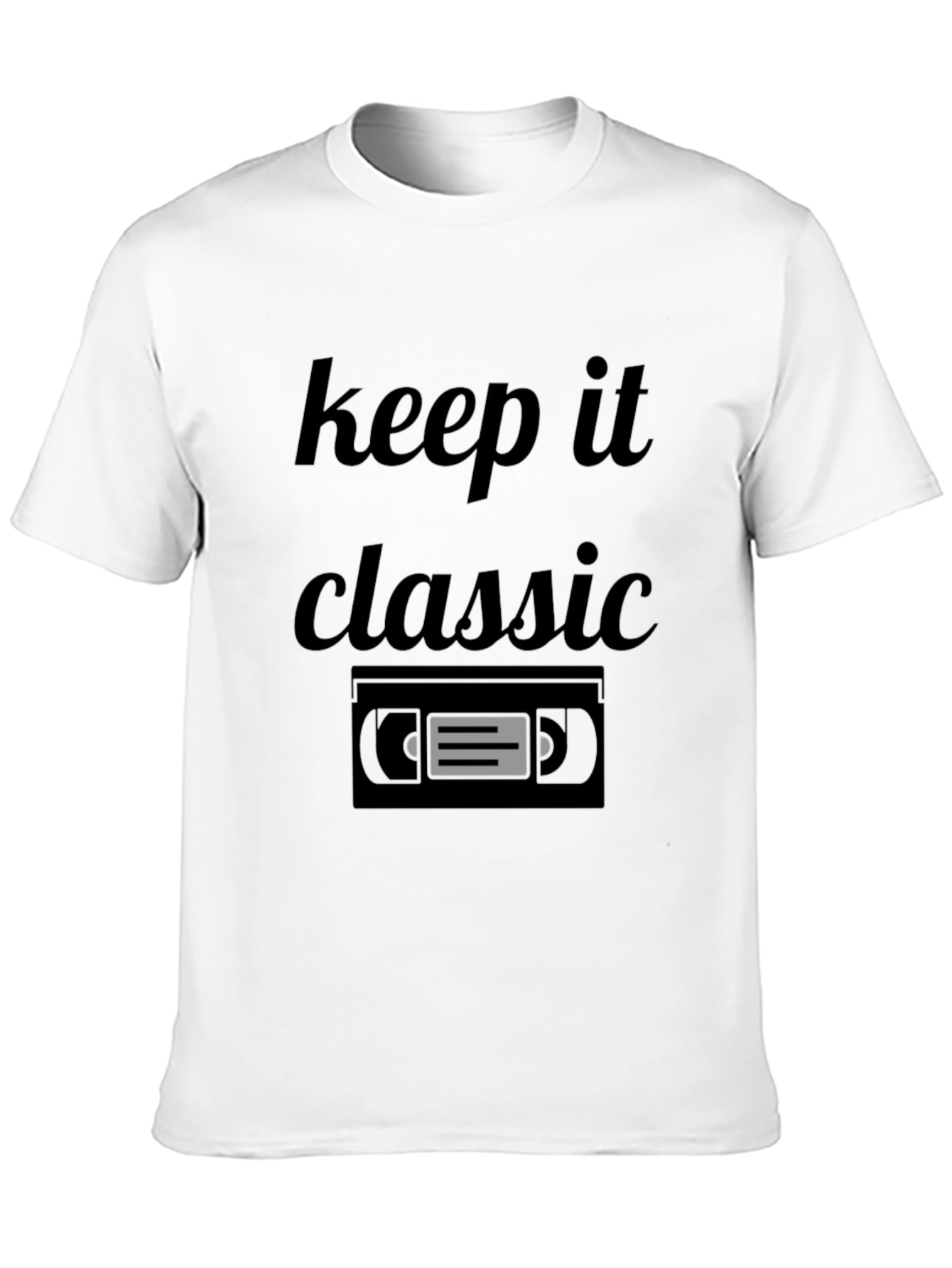 Keep It Classic Retro VHS Tape T-Shirt