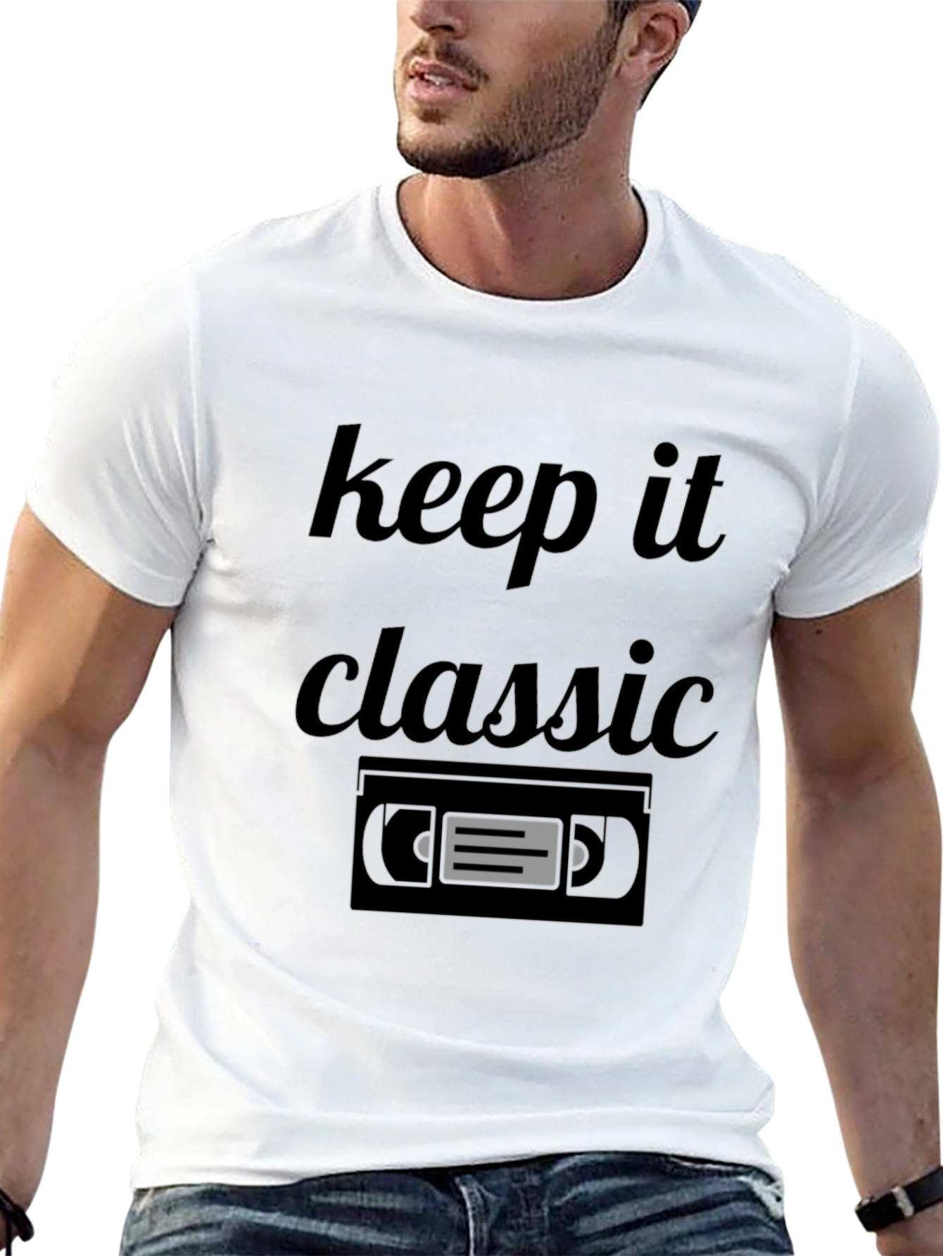 Keep It Classic Retro VHS Tape T-Shirt