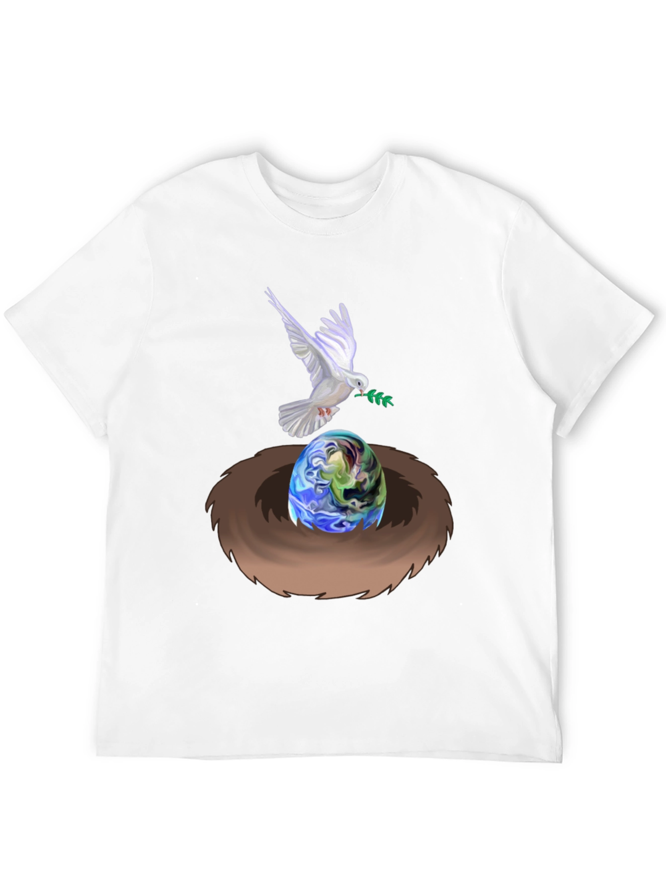 Dove Peace Nest Earth Graphic Tee