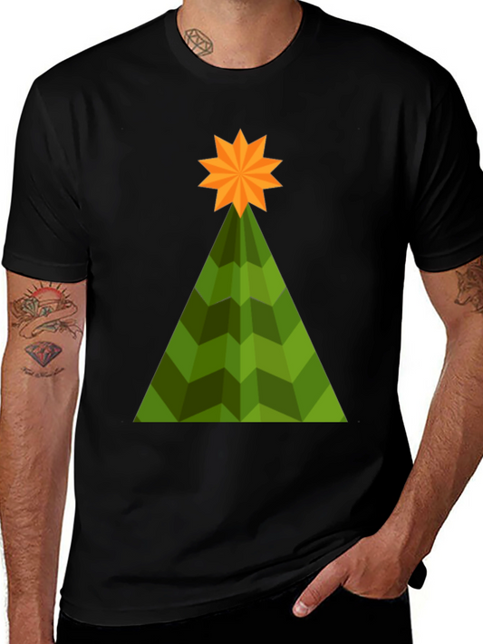 Geometric Christmas Tree T-Shirt