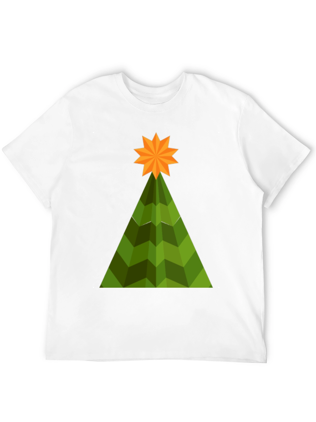 Geometric Christmas Tree T-Shirt