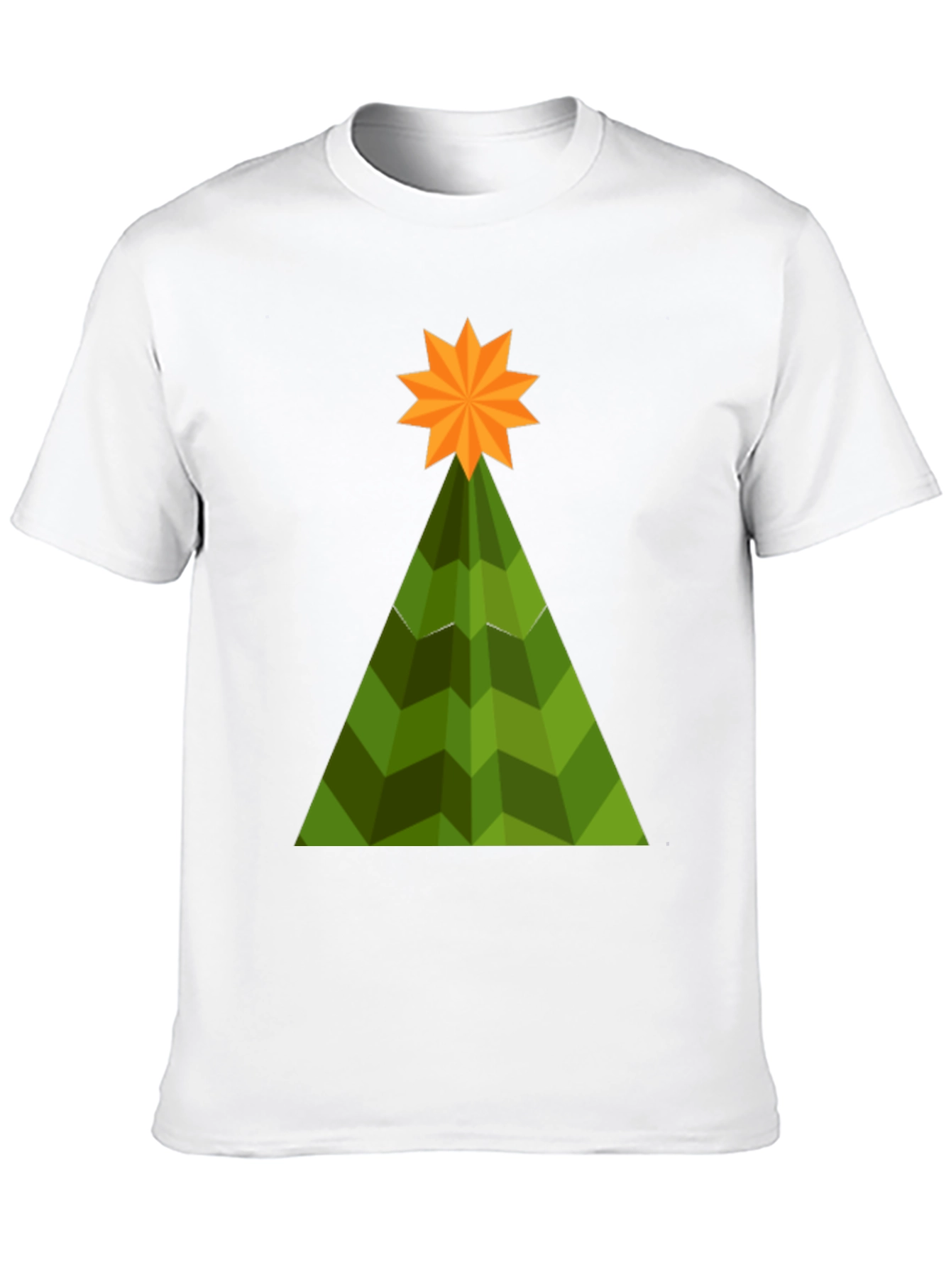 Geometric Christmas Tree T-Shirt