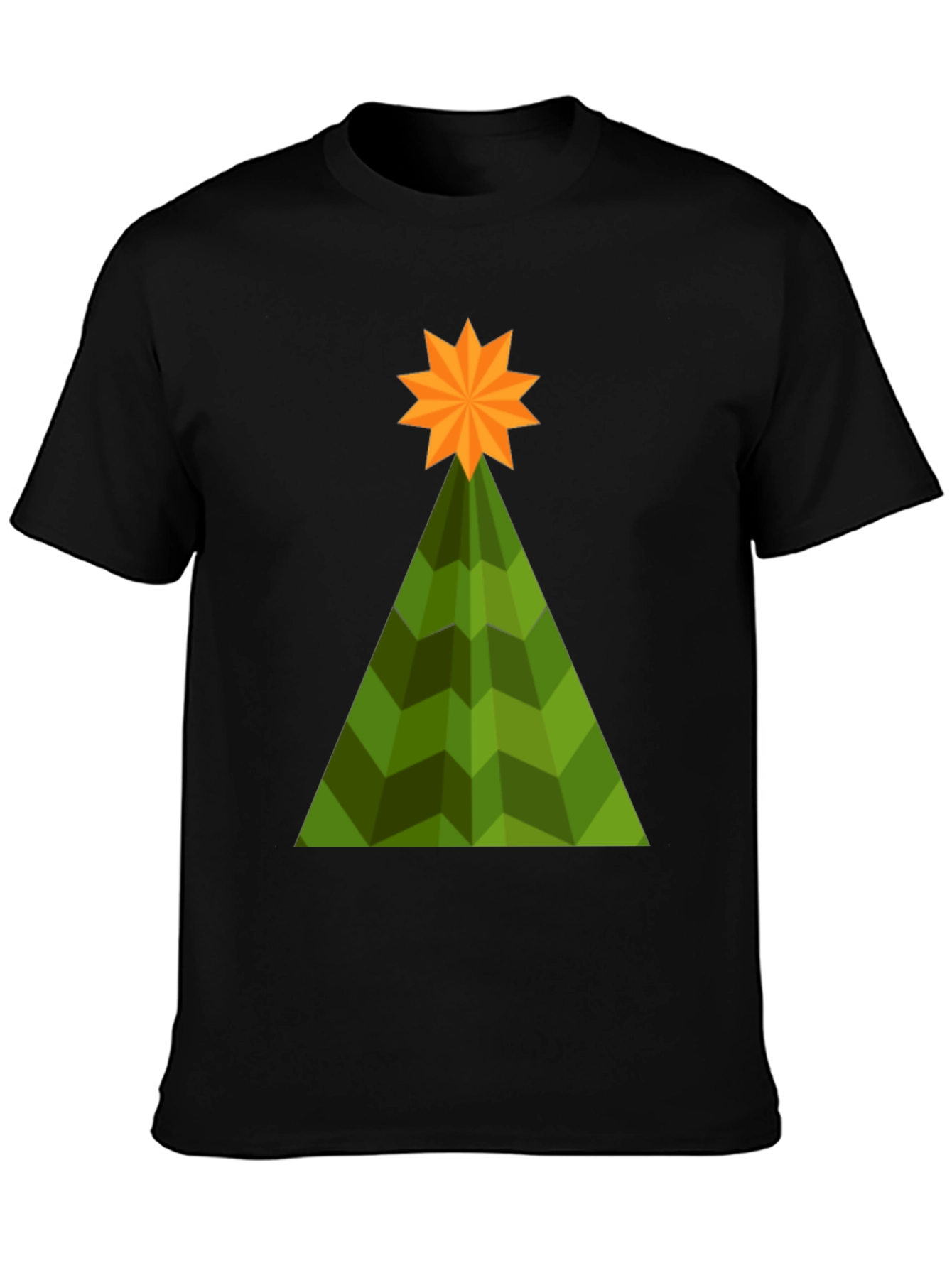 Geometric Christmas Tree T-Shirt