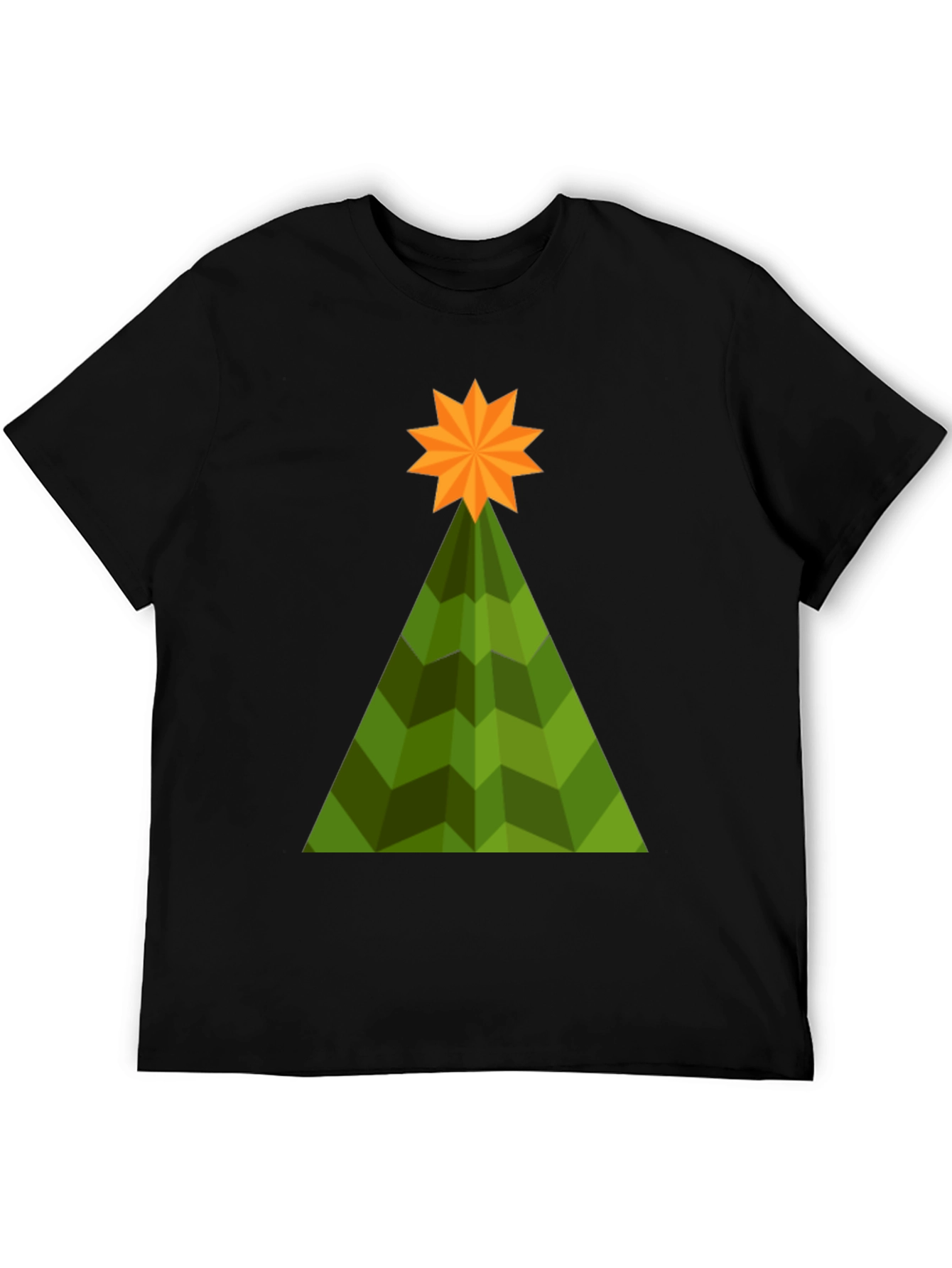 Geometric Christmas Tree T-Shirt