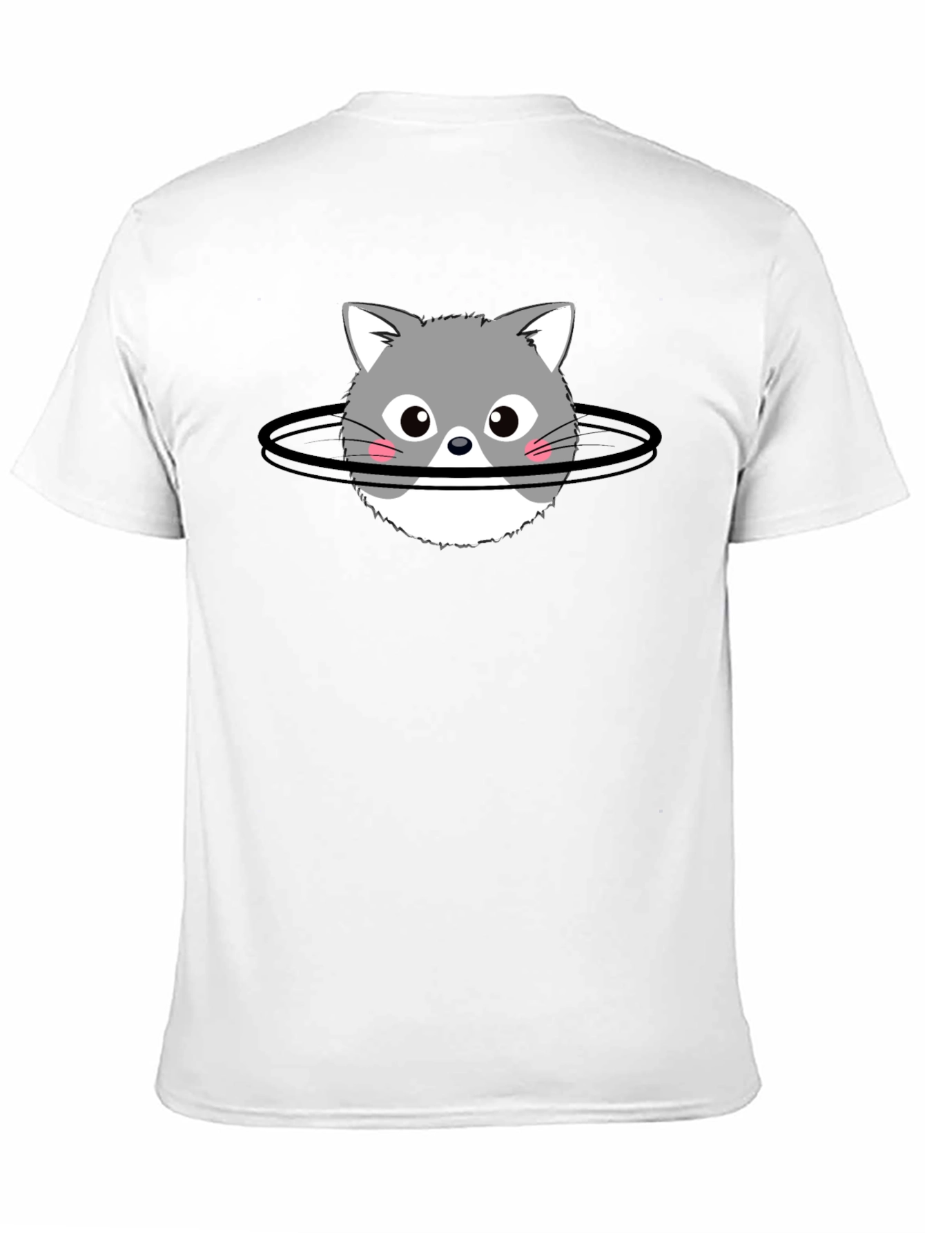 Cat Planet T-Shirt - Black Cotton Graphic Tee