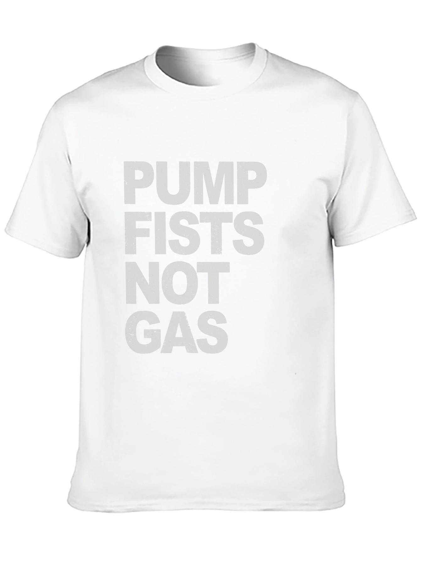 Pump Fists Not Gas Graphic Tee - Black