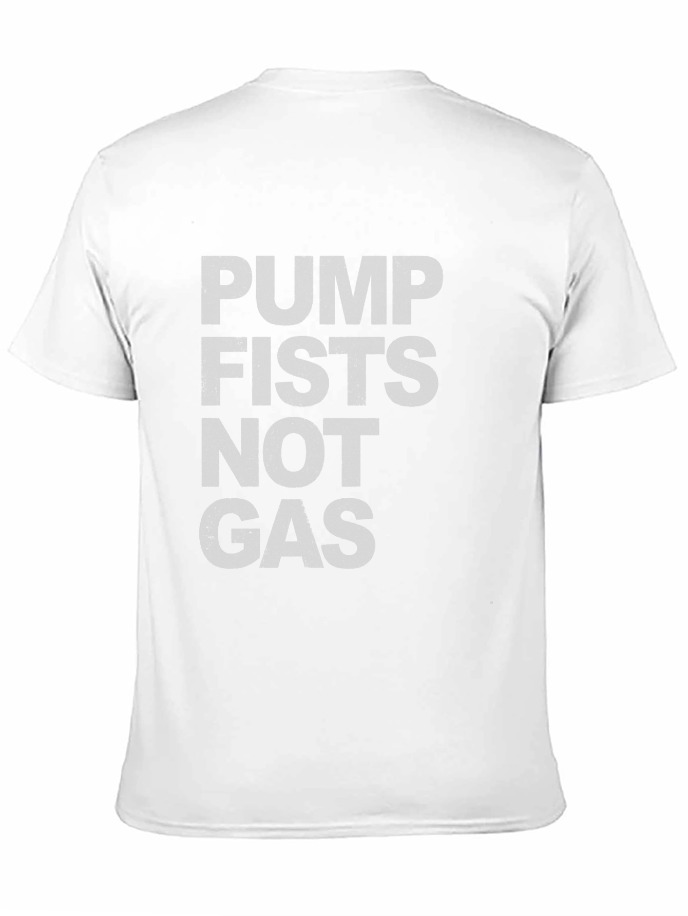 Pump Fists Not Gas Graphic Tee - Black