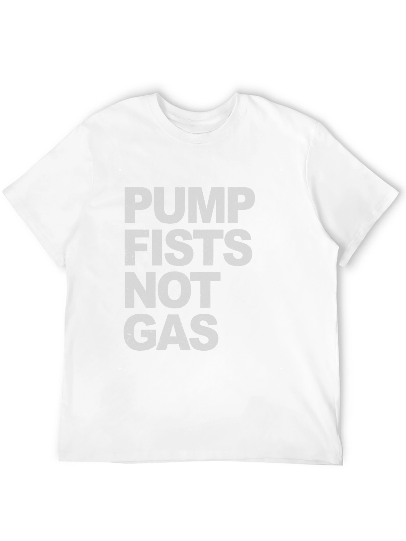 Pump Fists Not Gas Graphic Tee - Black