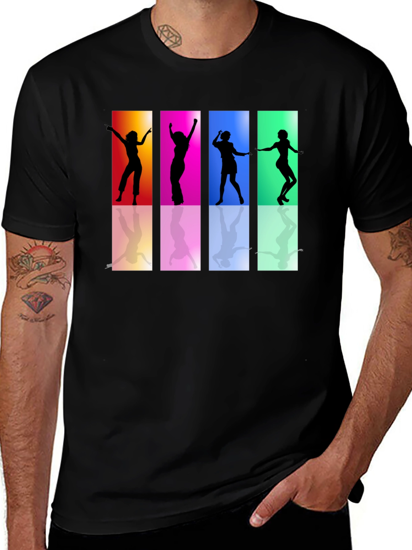 Retro Dance Silhouette T-Shirt
