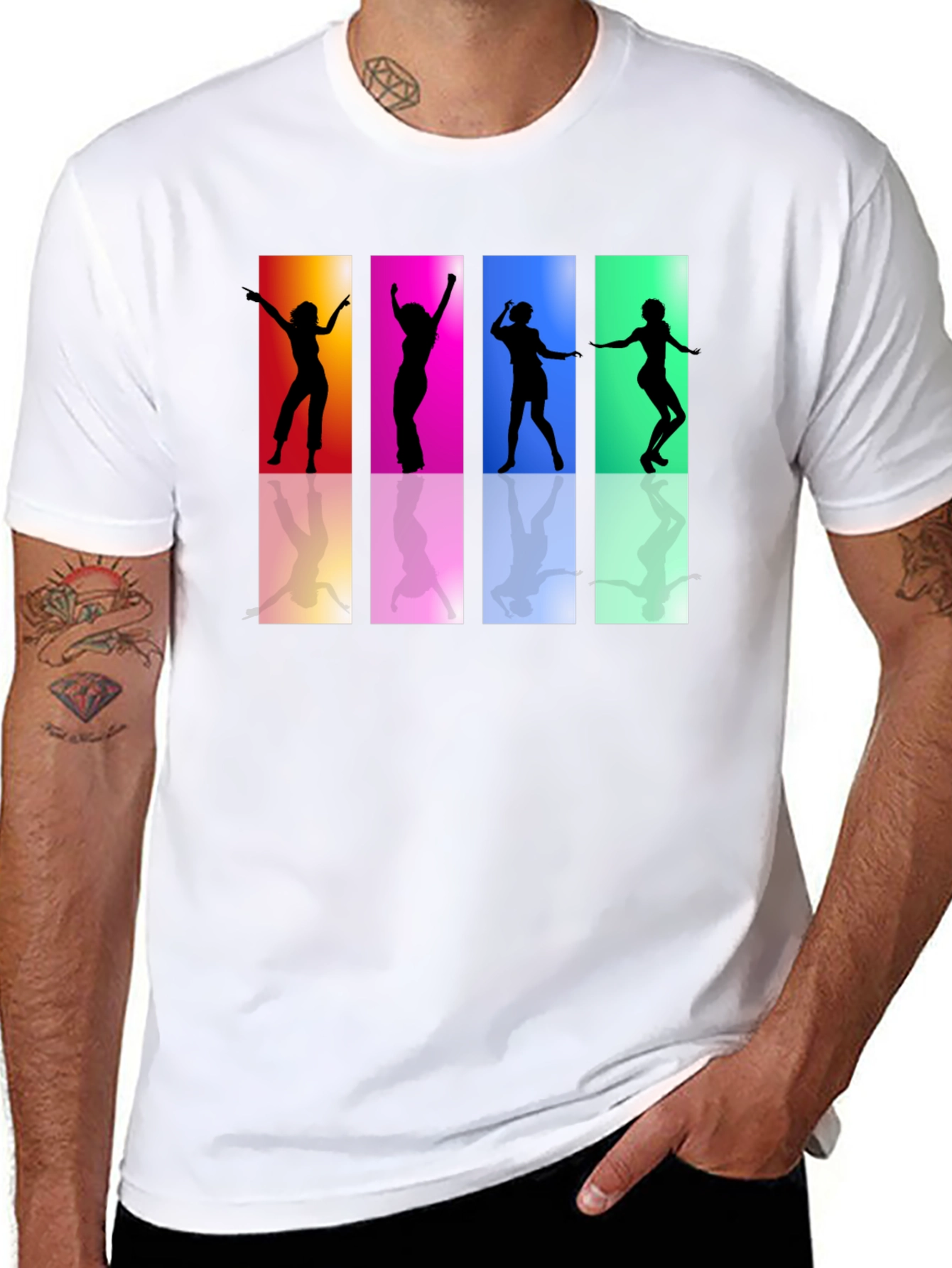 Retro Dance Silhouette T-Shirt