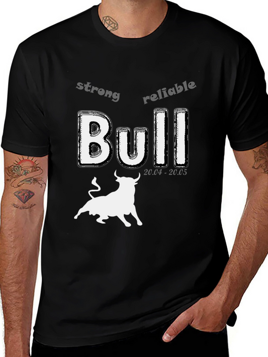 Bull Zodiac T-Shirt - Strong Reliable Design