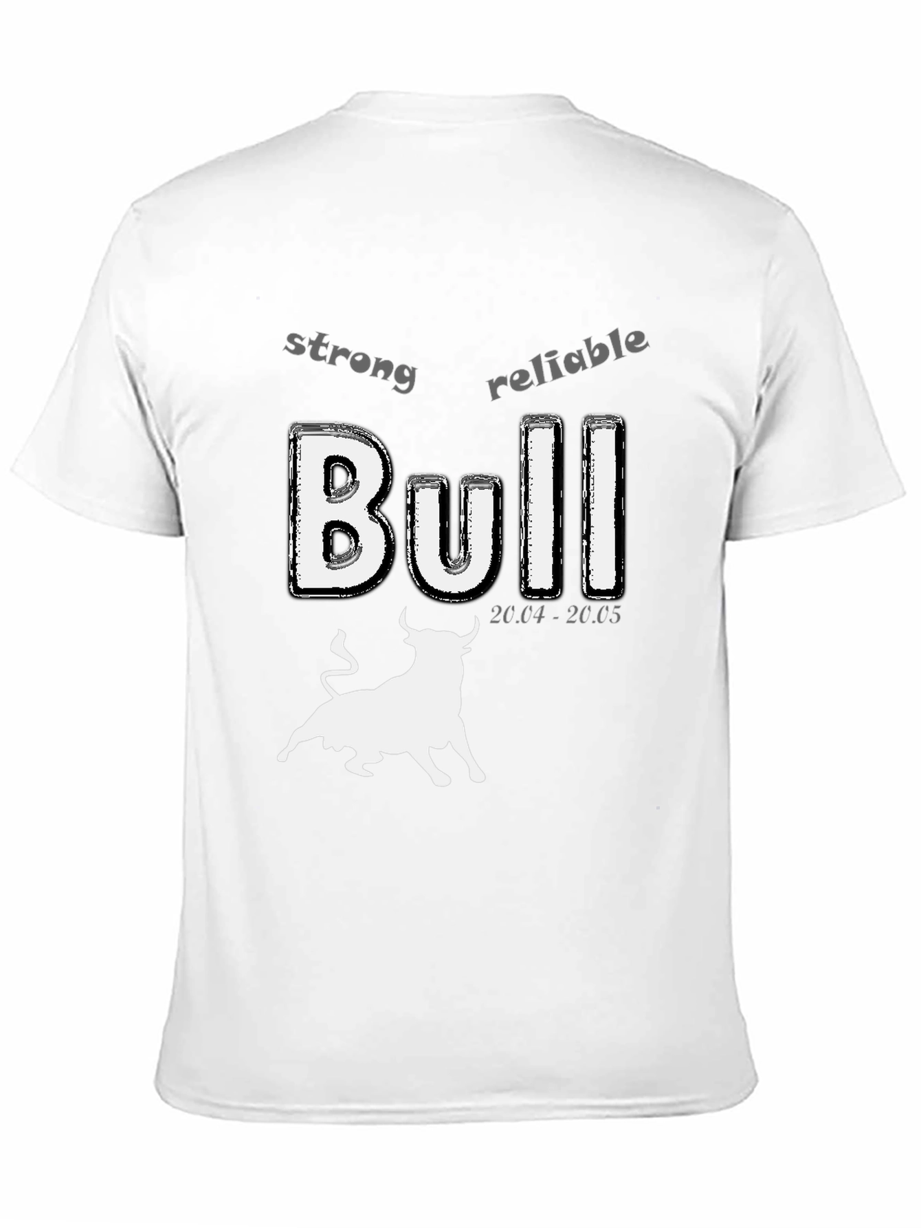 Bull Zodiac T-Shirt - Strong Reliable Design