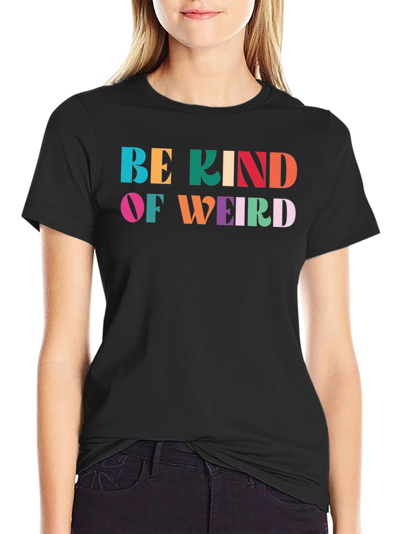 Be Kind of Weird T-Shirt - Black Graphic Tee