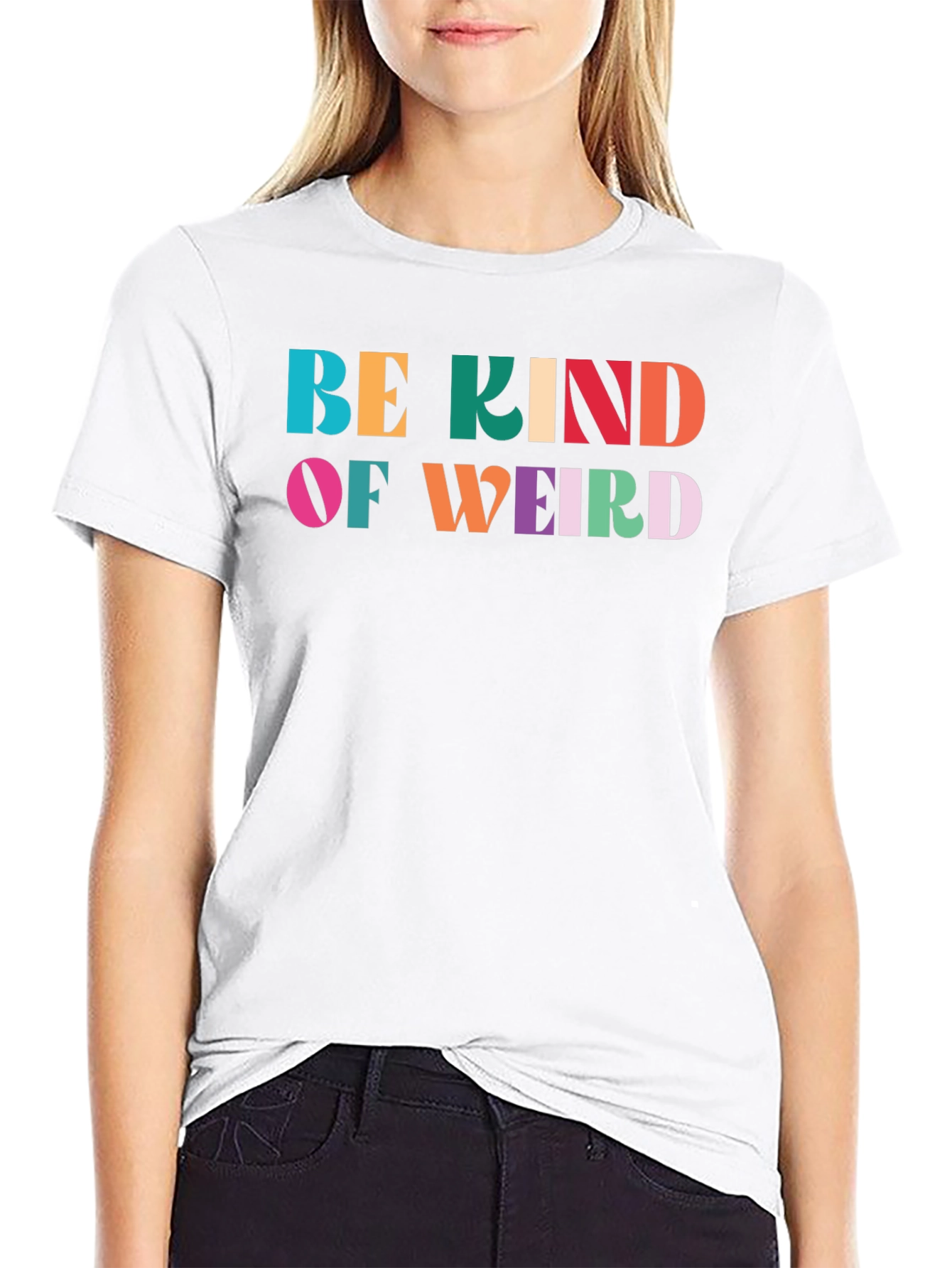 Be Kind of Weird T-Shirt - Black Graphic Tee