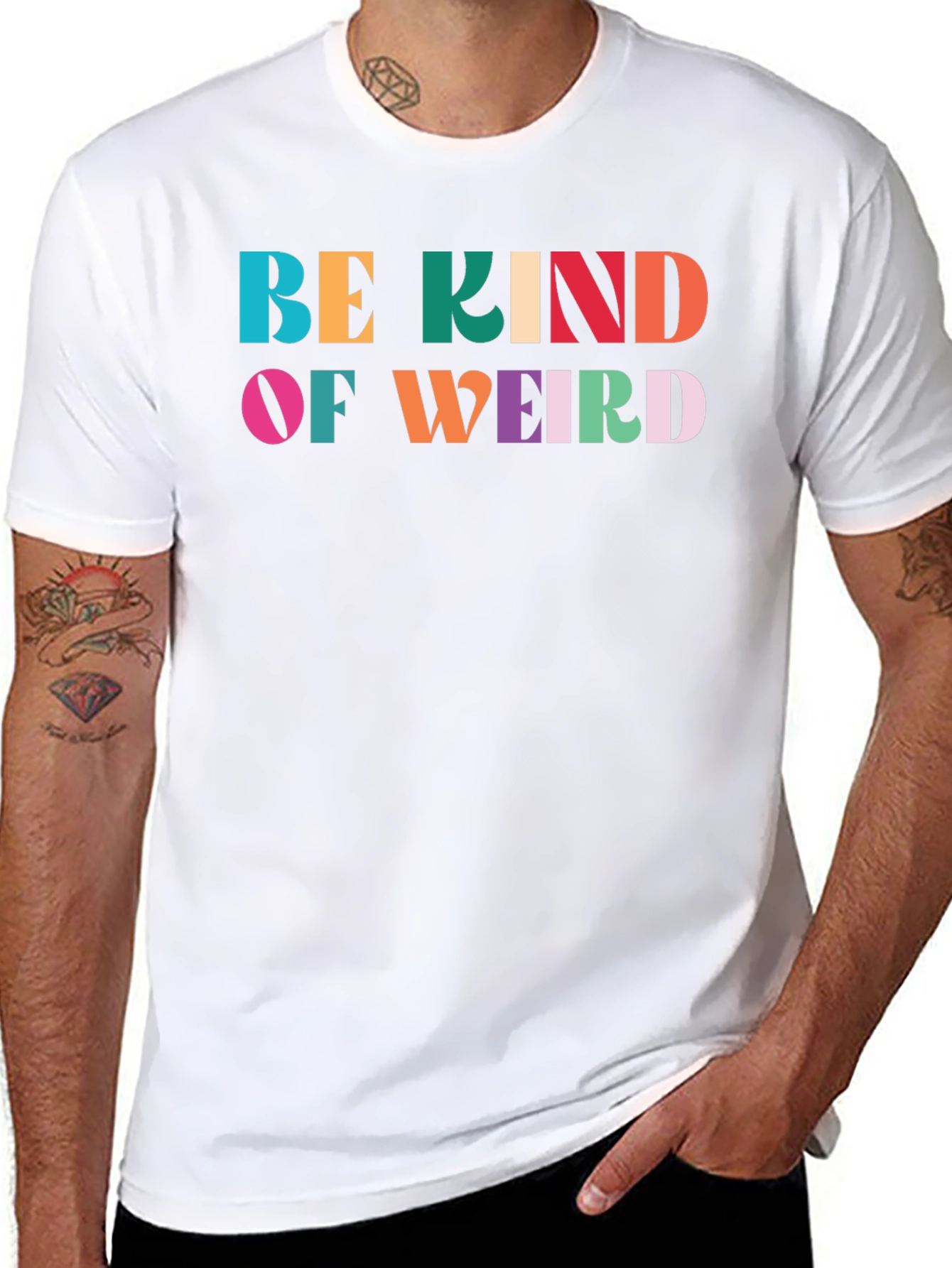Be Kind of Weird T-Shirt - Black Graphic Tee