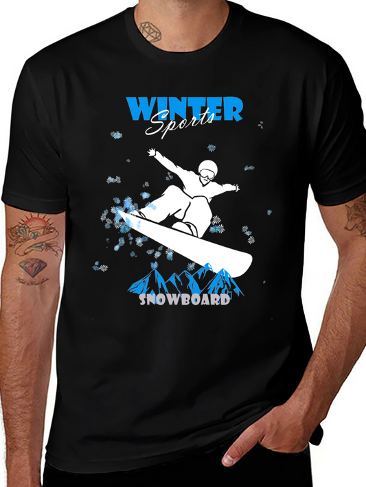 Winter Sports Snowboard T-Shirt