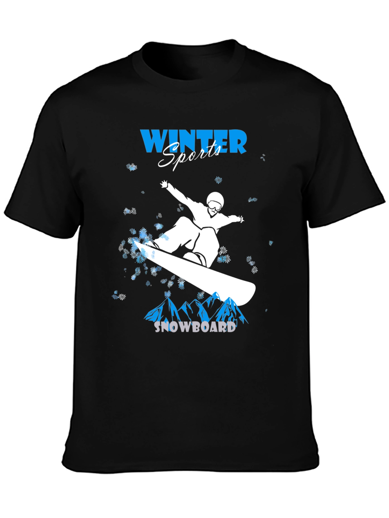 Winter Sports Snowboard T-Shirt