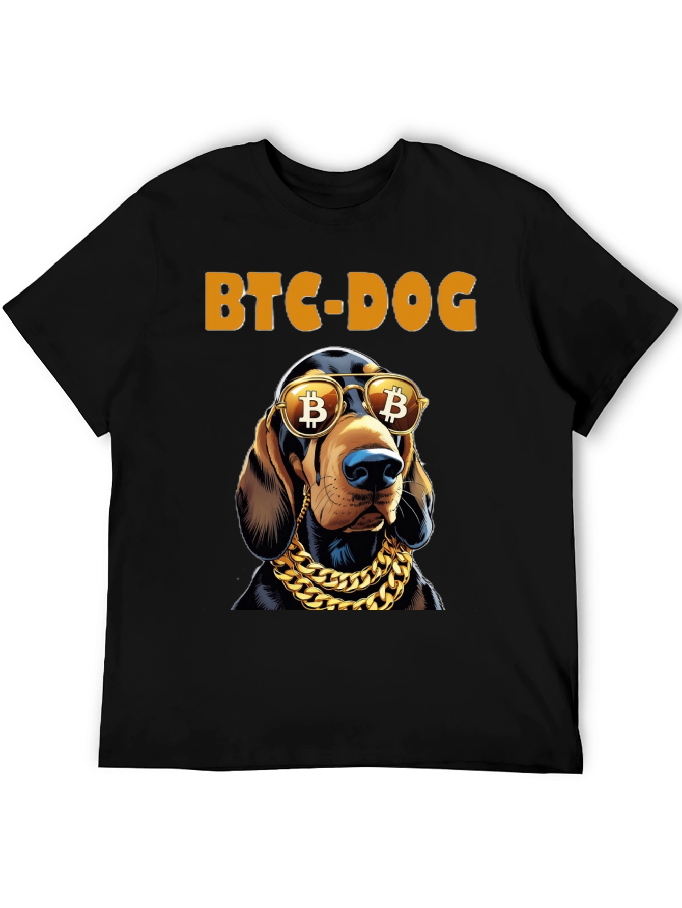 BTC Dog T-Shirt: Bitcoin Crypto Hound Tee