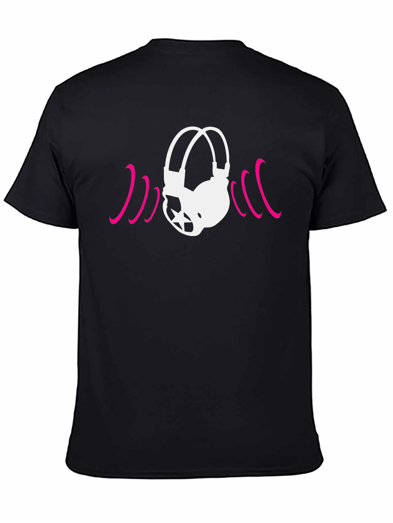 Cool Headphones Graphic Tee - Music Lovers T-Shirt