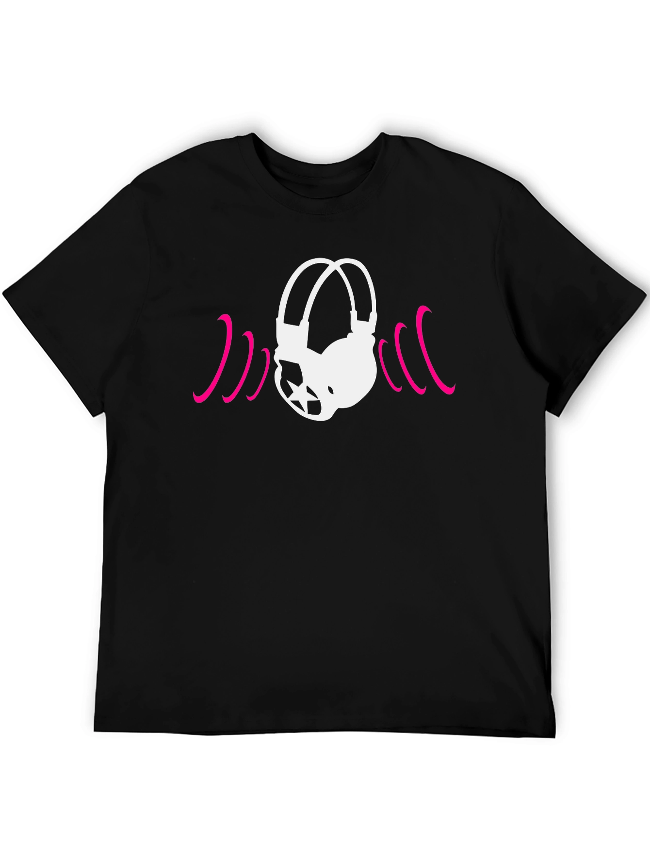 Cool Headphones Graphic Tee - Music Lovers T-Shirt