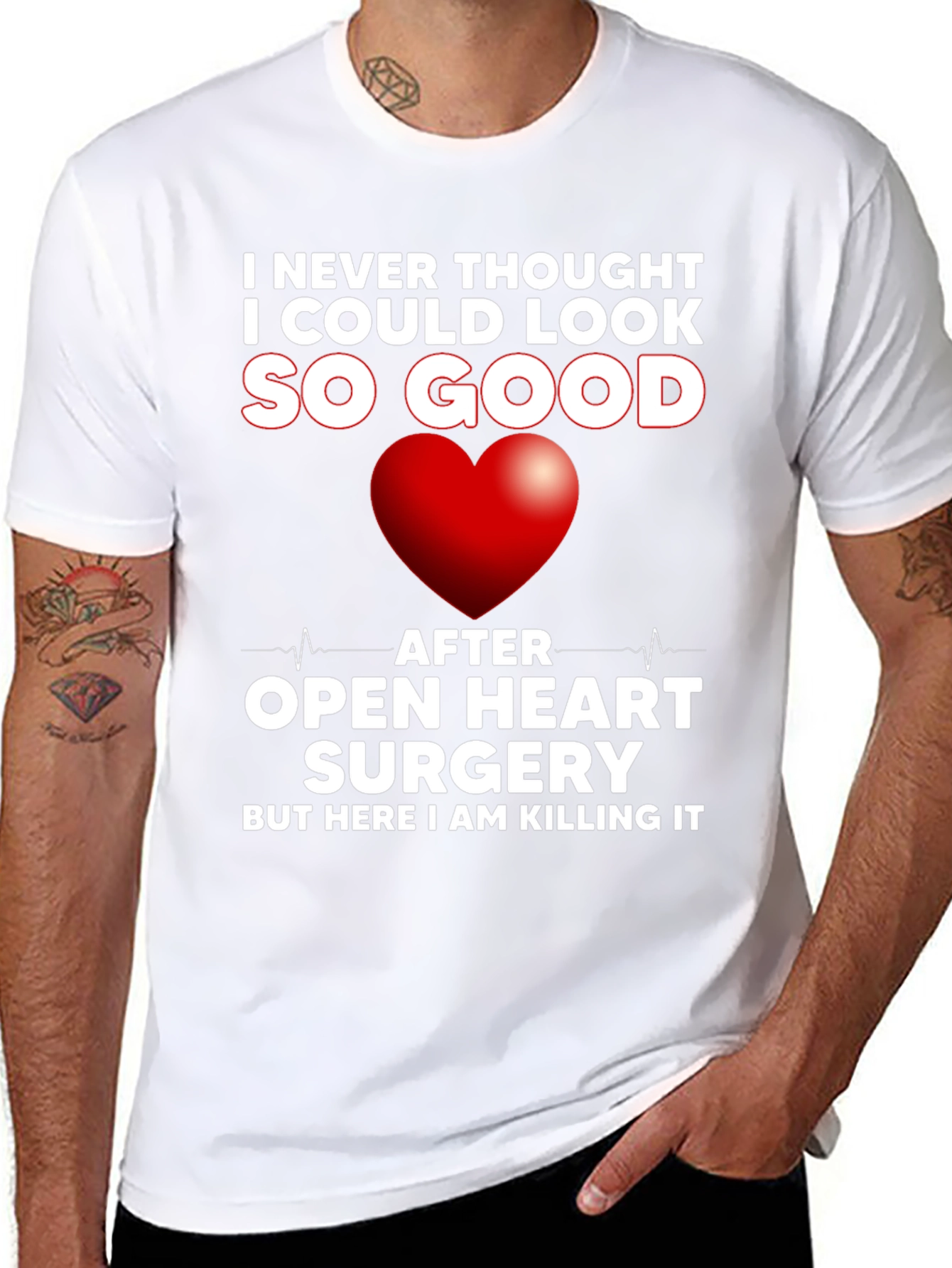 Open Heart Surgery Recovery T-Shirt - Killing It!