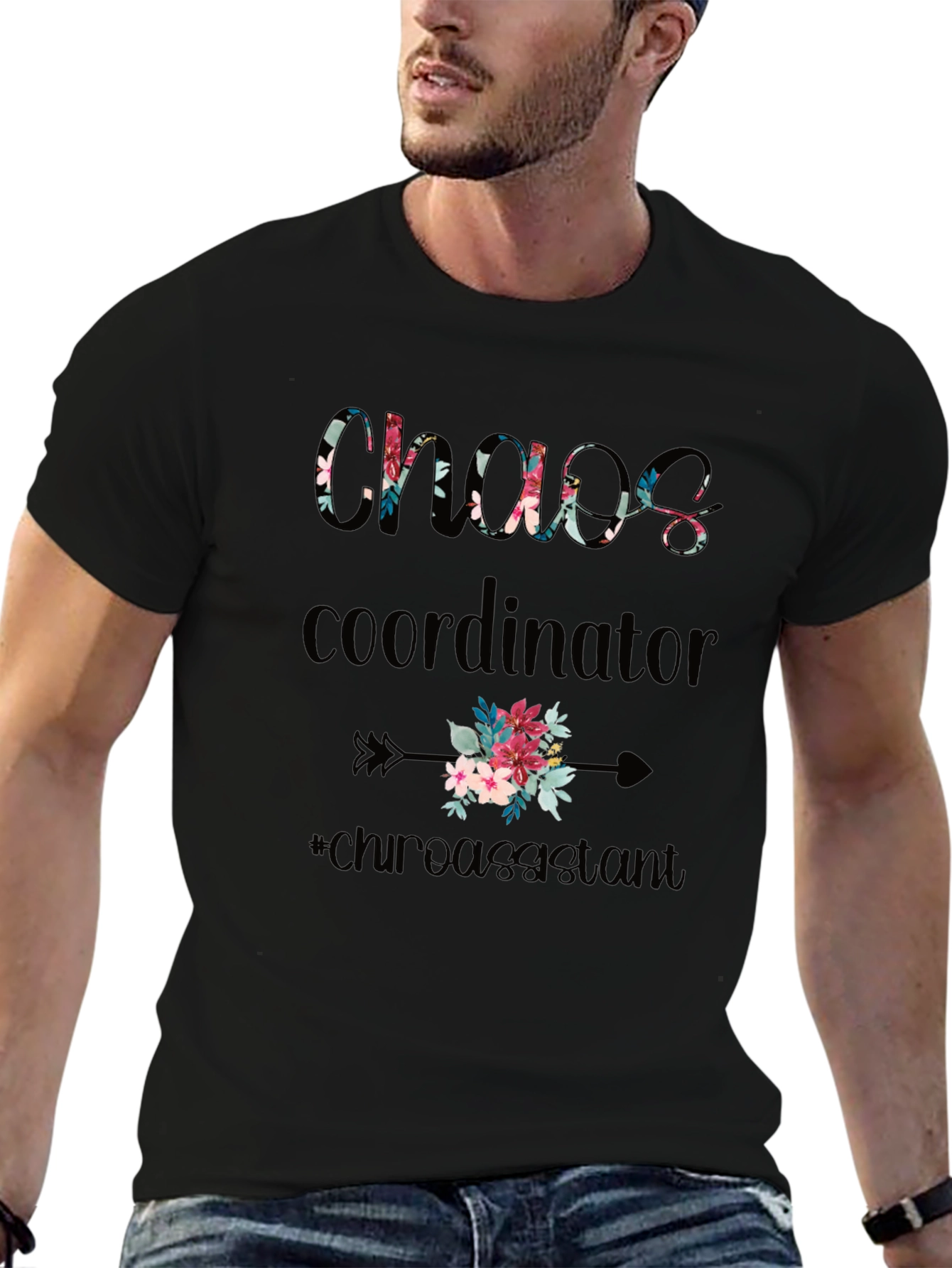 Chaos Coordinator Floral T-Shirt