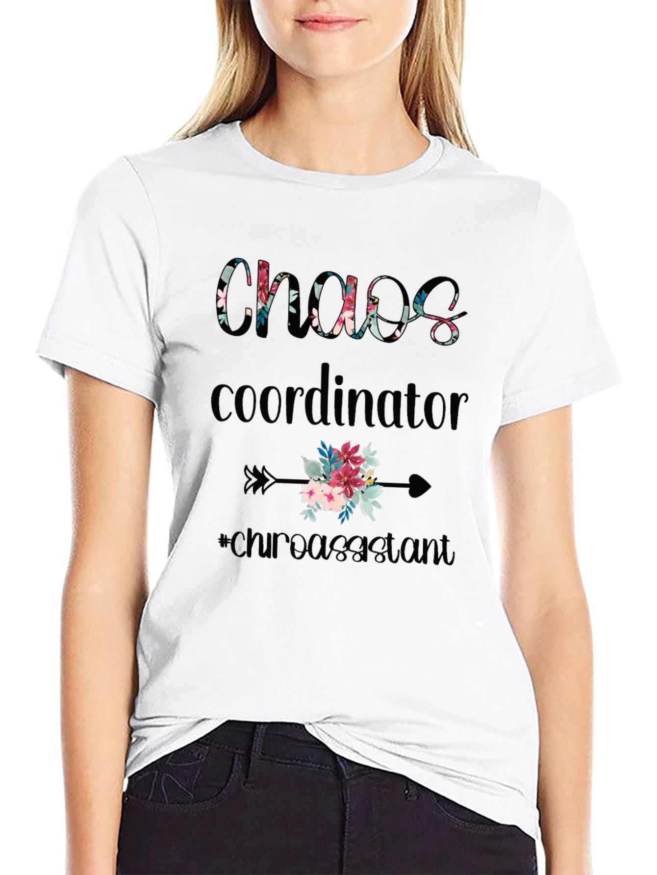 Chaos Coordinator Floral T-Shirt