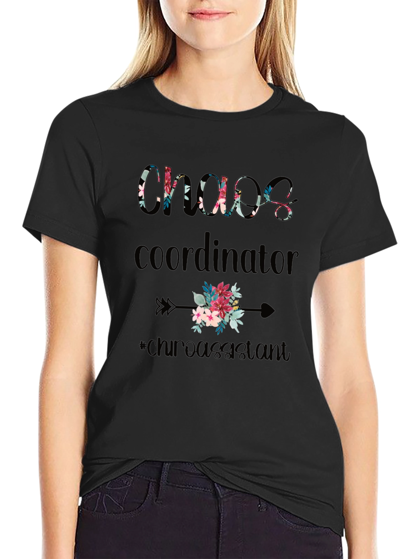Chaos Coordinator Floral T-Shirt