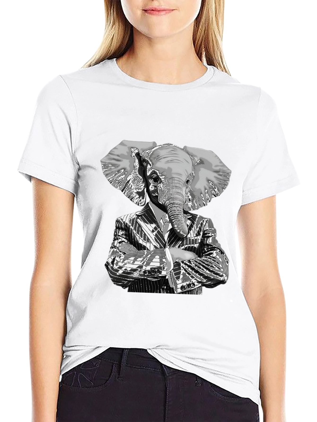 Elephant Gentleman Graphic Tee