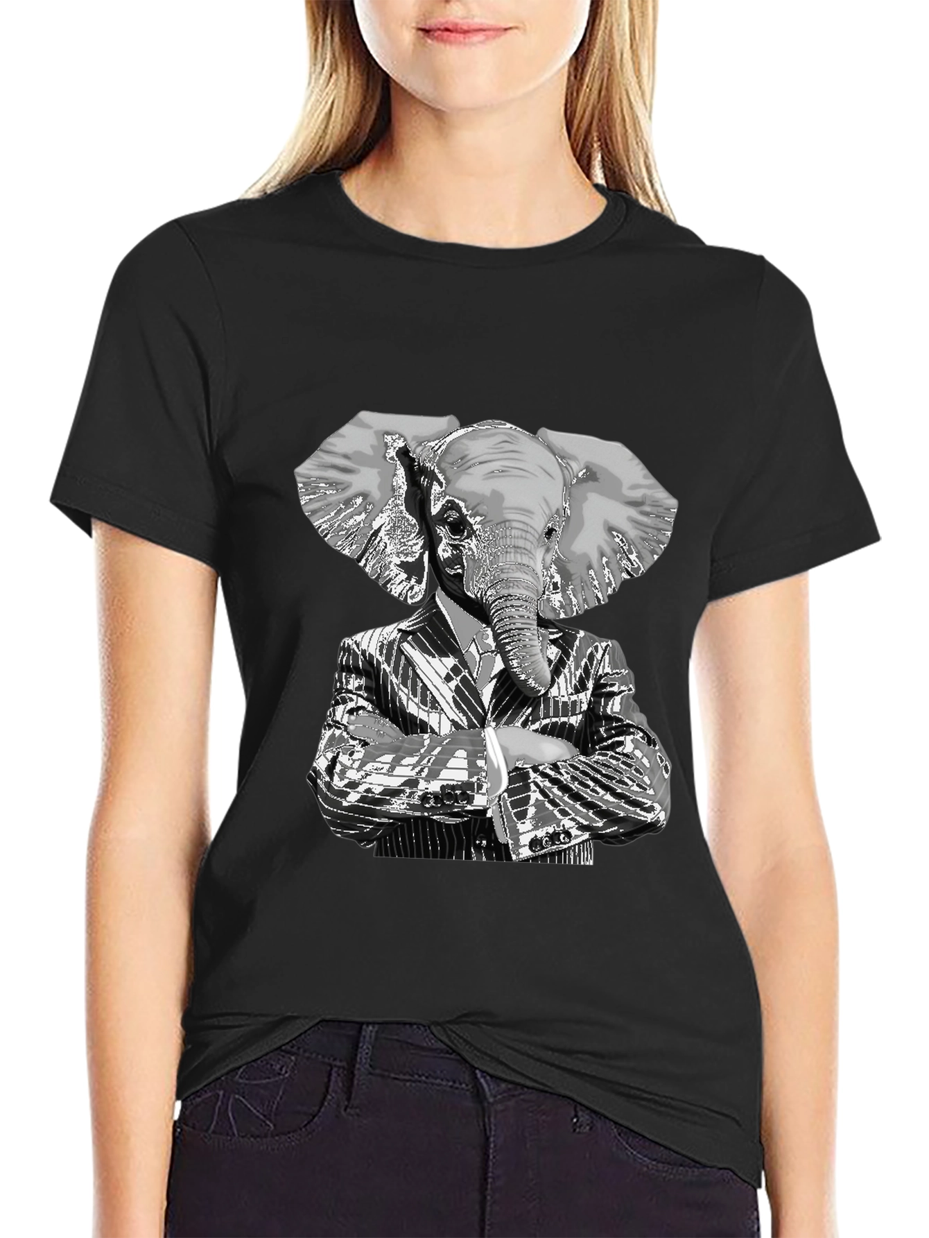 Elephant Gentleman Graphic Tee